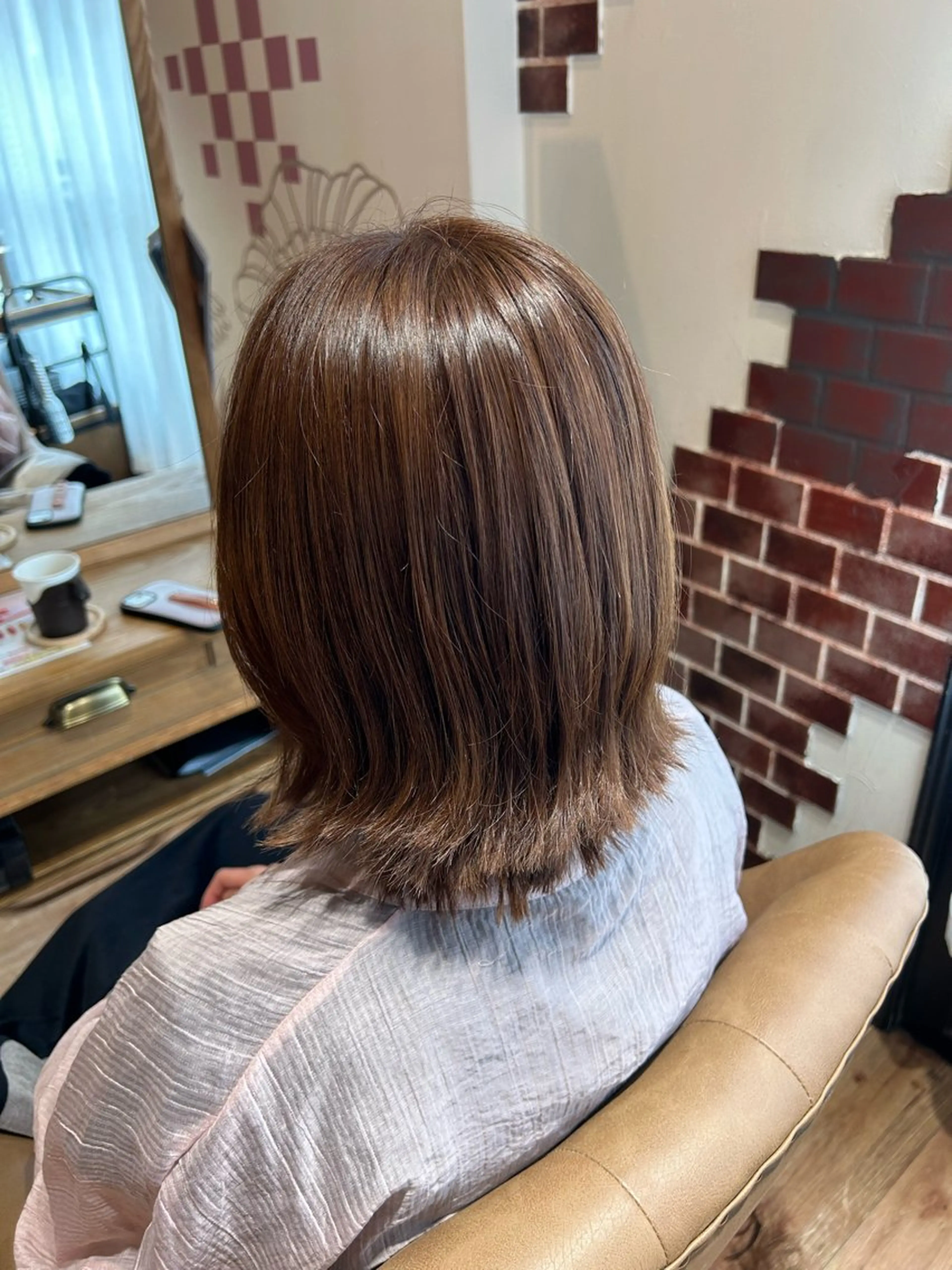 ミディアム 巽 愛夏のヘアスタイル