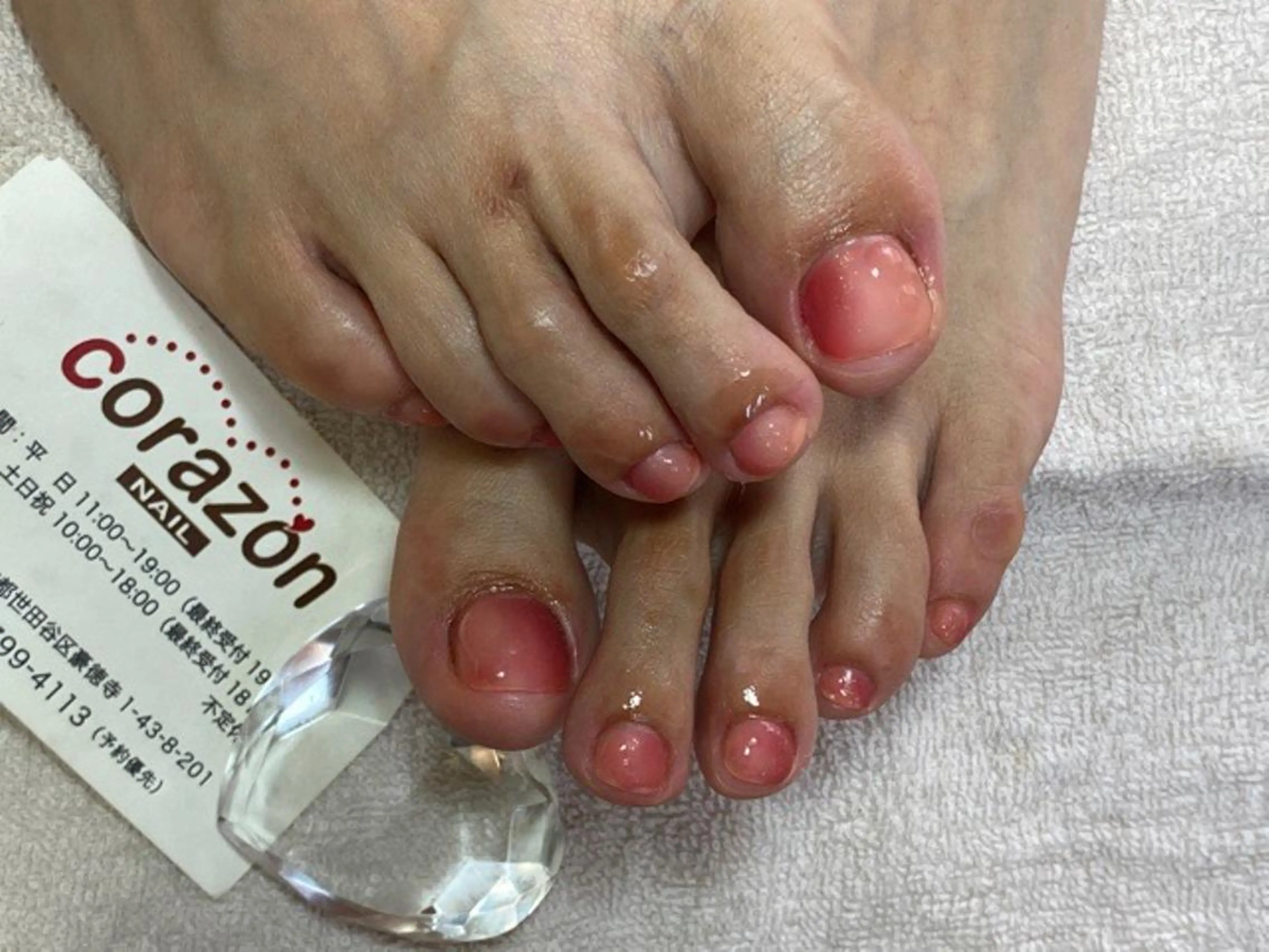 ネイル フットネイル グラデーション ネイリスト aicoのネイルデザイン