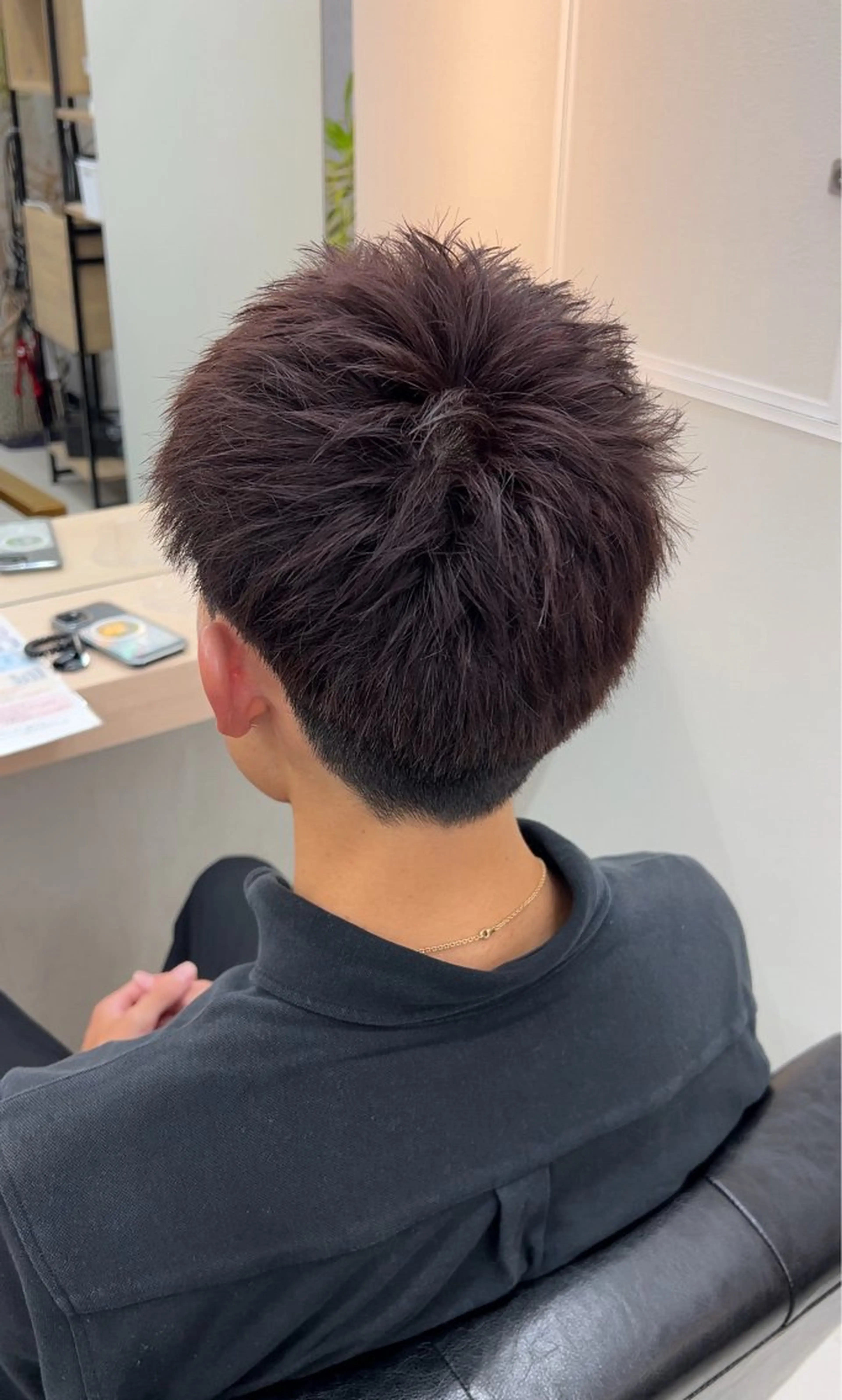 ショート カラー メンズ GRAN LUSSO 【MIHARU】のヘアスタイル