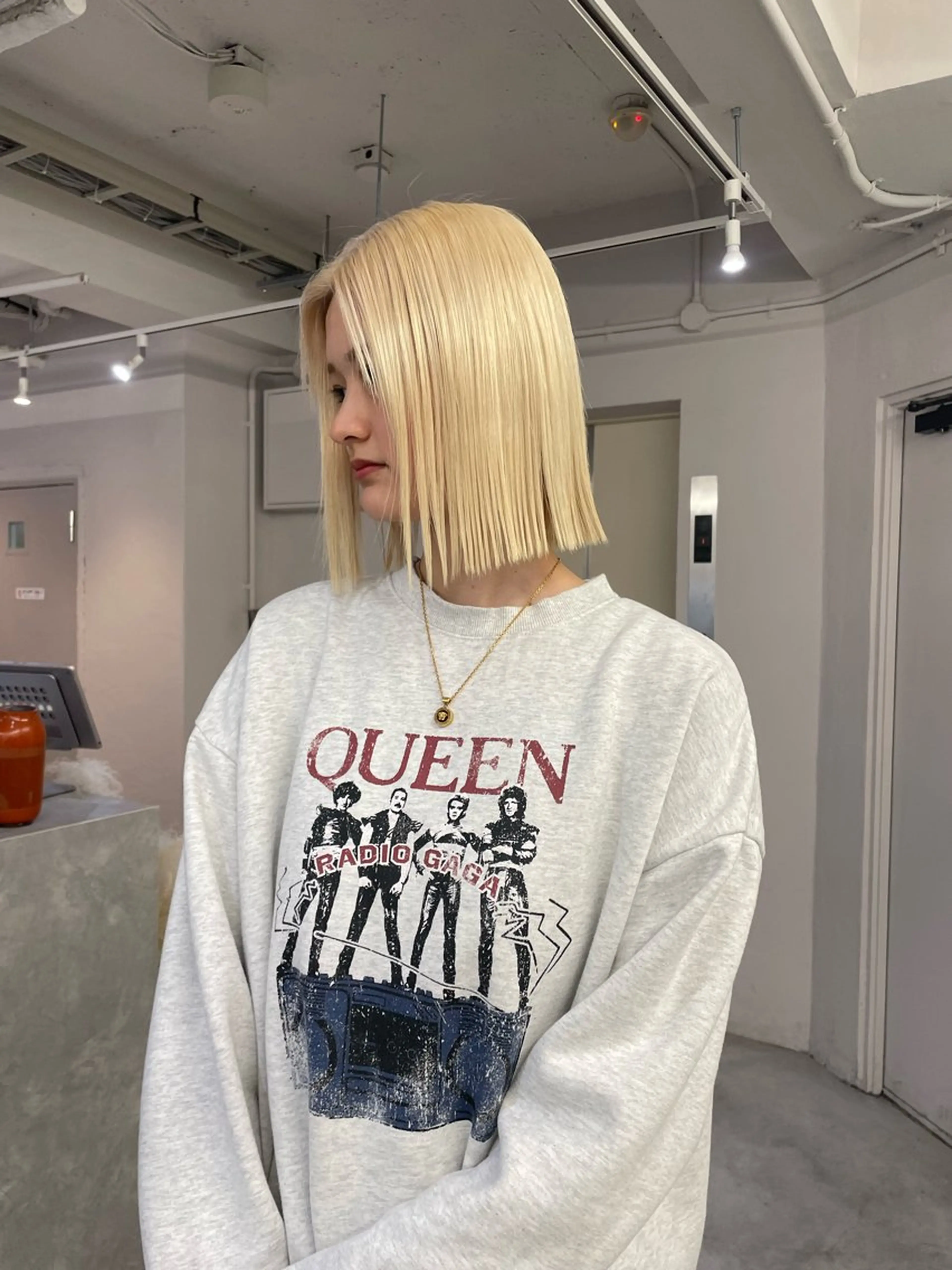 ミディアム ブリーチ/ゆうと /ハイトーンのヘアスタイル