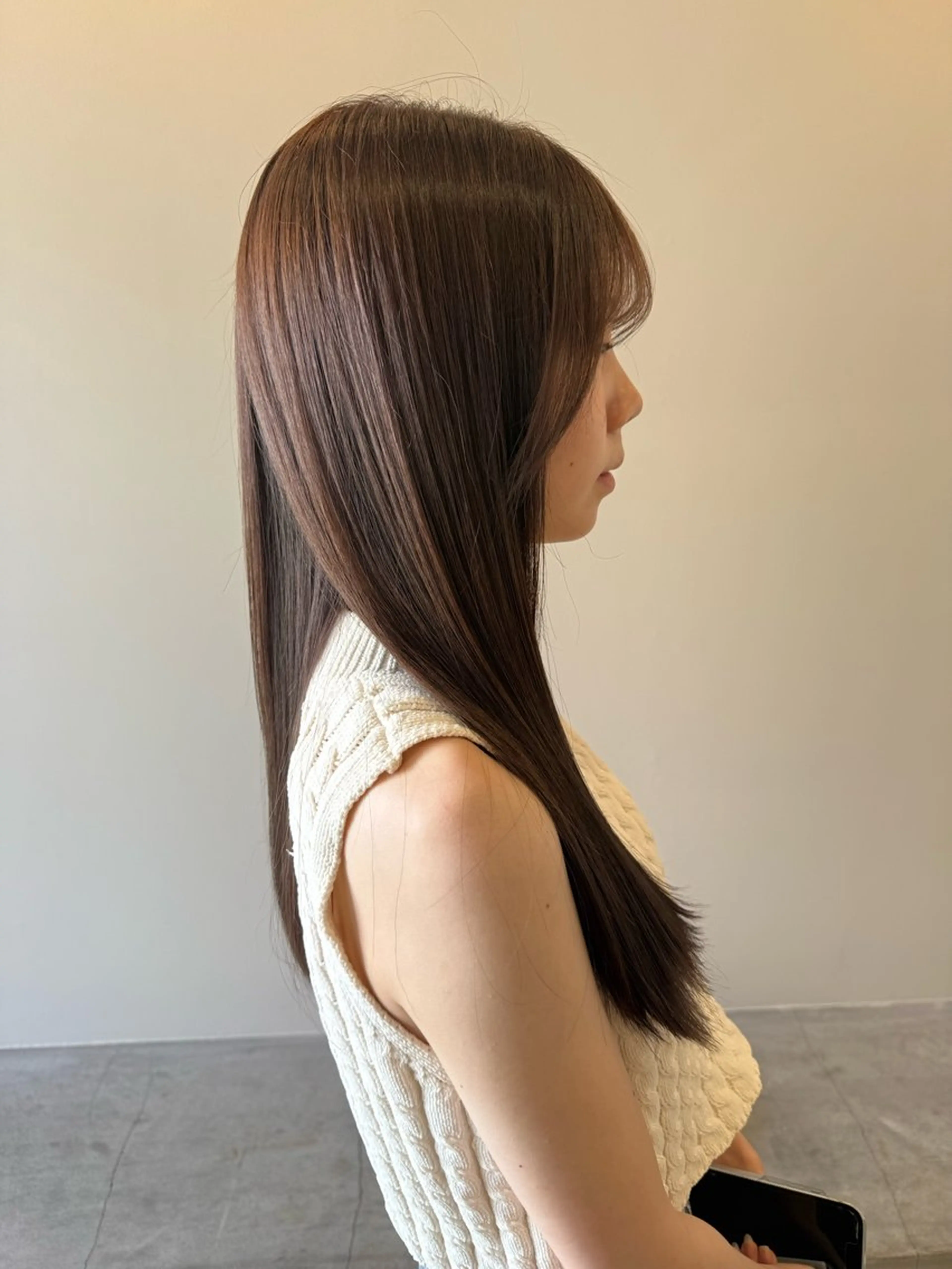 ロング 💛🤍U too e’s 鎌倉🧸のヘアスタイル