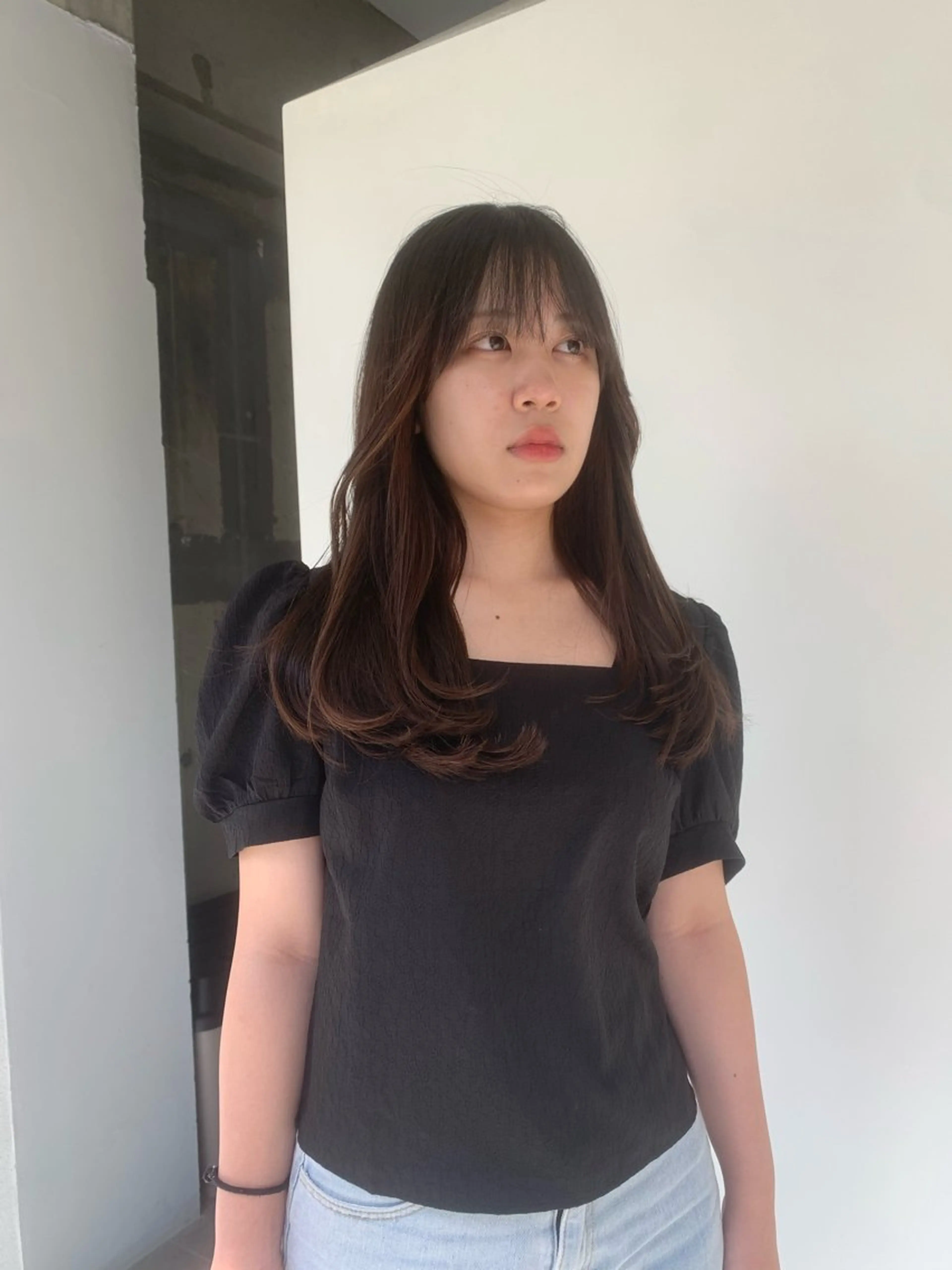 ロング mirai/レイヤー ボブ/デザインのヘアスタイル