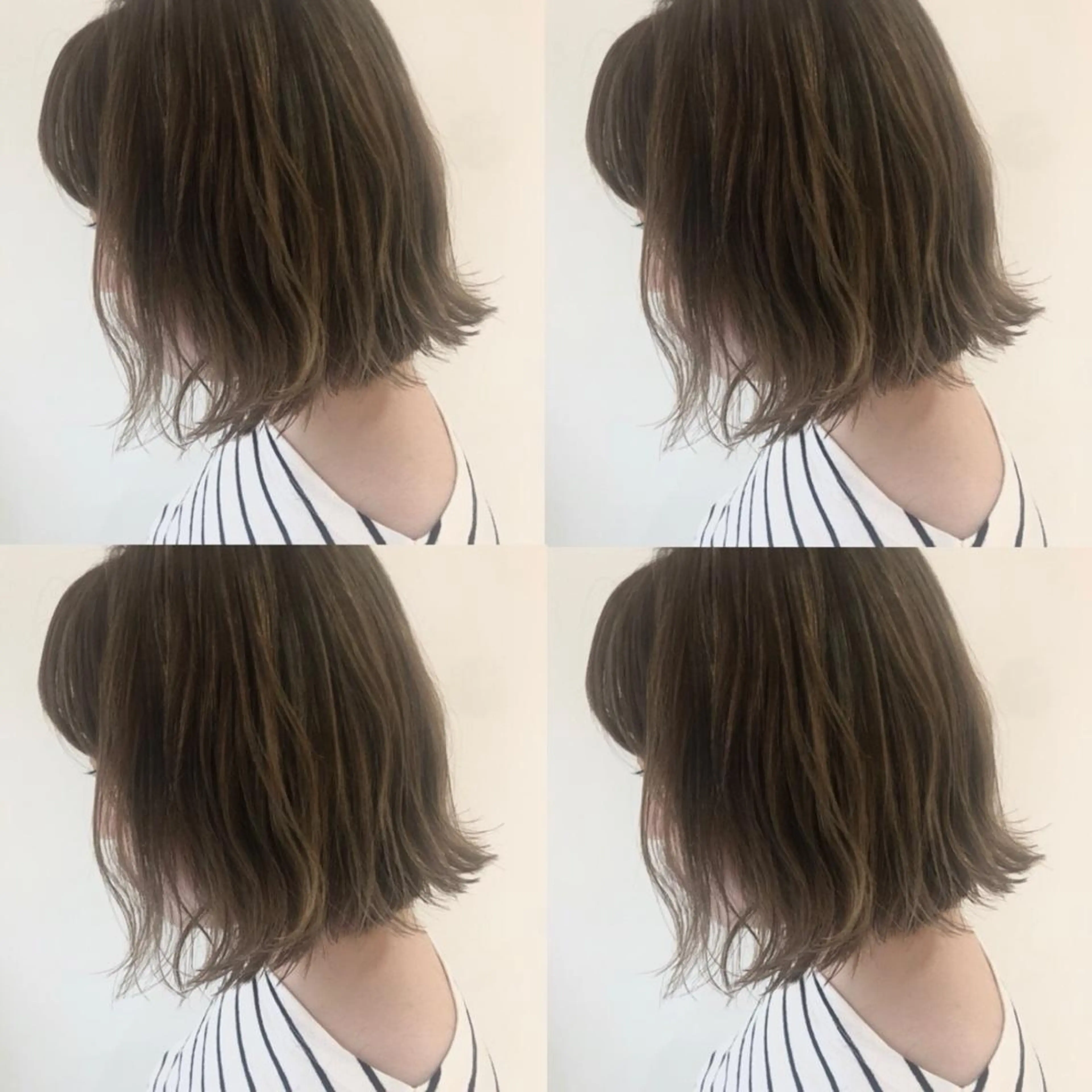 ミディアム カラー マツエク・マツパ 横浜Bob美容師🤎 ERINAのヘアスタイル