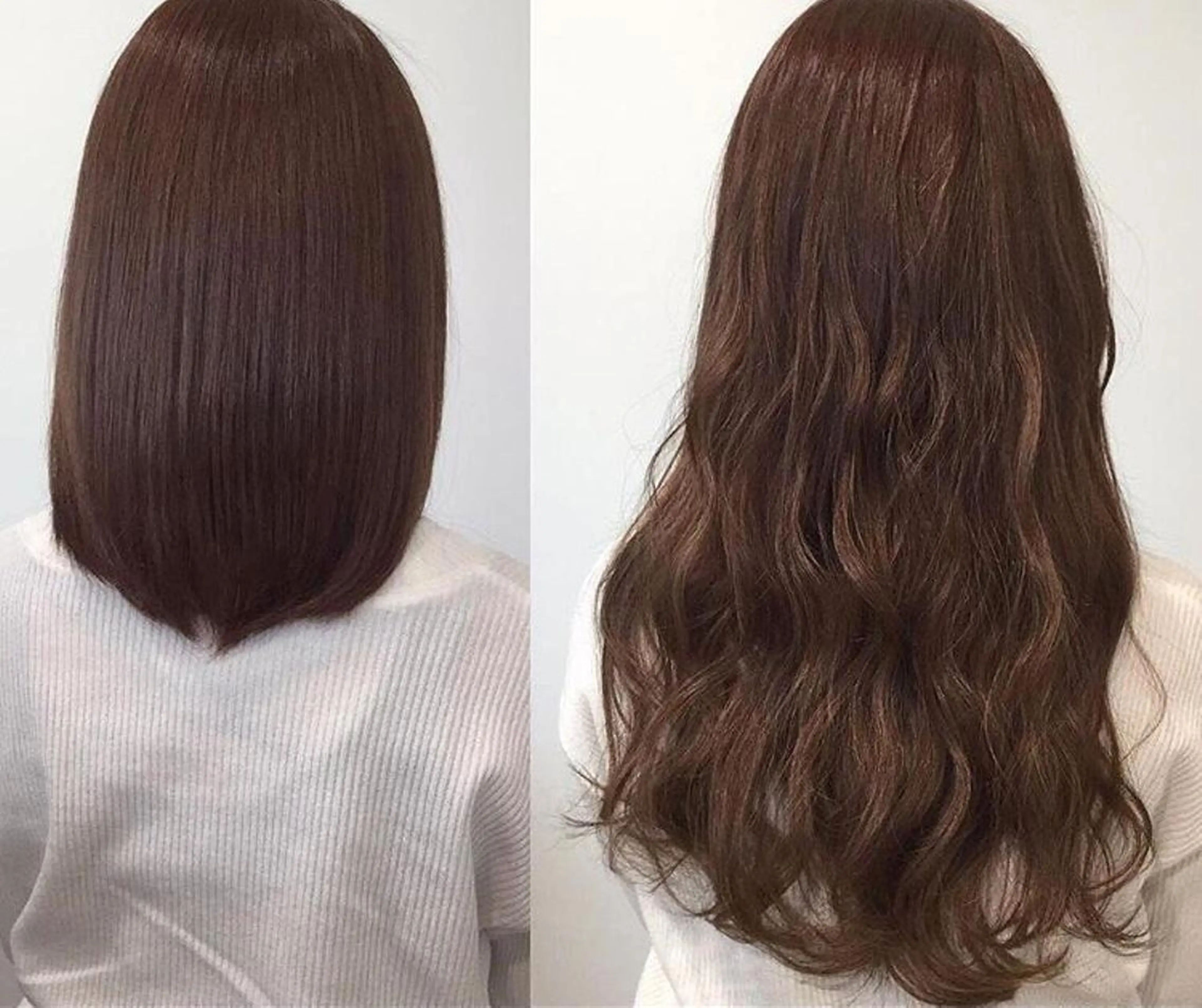 ロング カラー パーマ ヘアアレンジ チビ編み込みエクステ シールEXどぅ〜すのヘアスタイル
