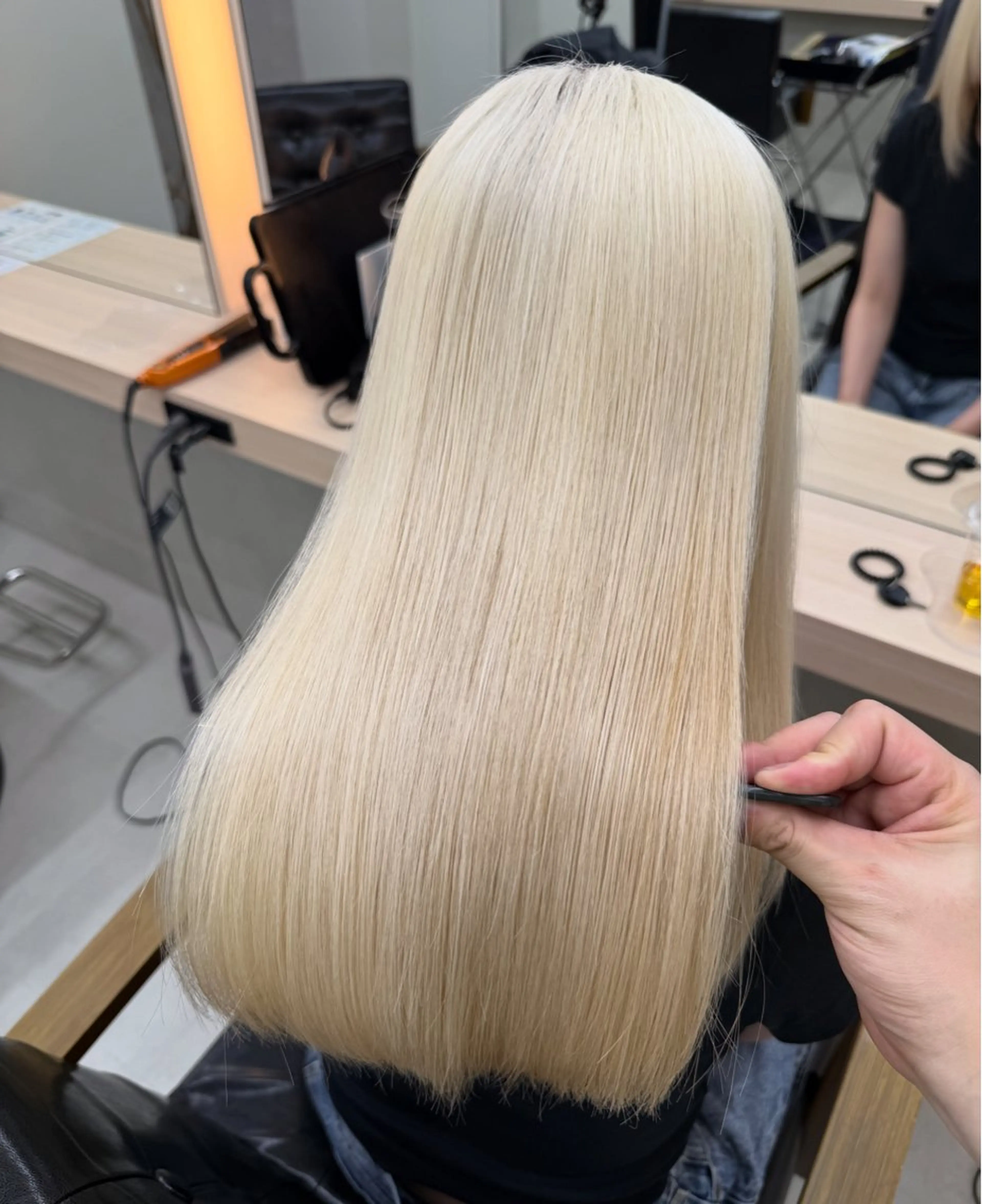 ロング カラー ヘアカラー トリートメント 𝐑𝐲𝐮𝐤𝐢 【店長】ALEAPのヘアスタイル