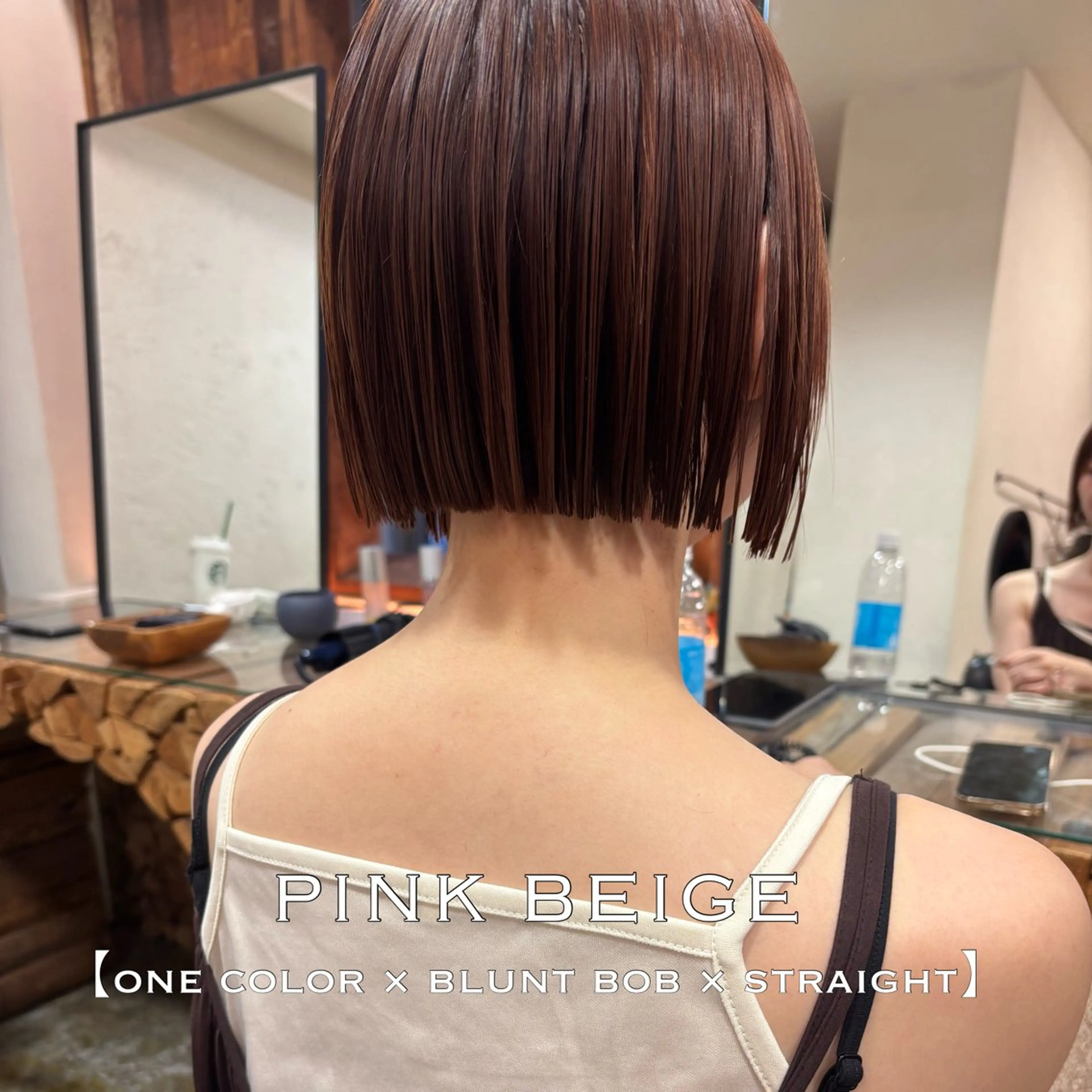 ショート カラー パーマ 縮毛矯正 カット ヘアカラー 縮毛矯正 ⌇🌹透明感カラー 🌹ᴍᴇɢᴜᴍɪ ⌇のヘアスタイル