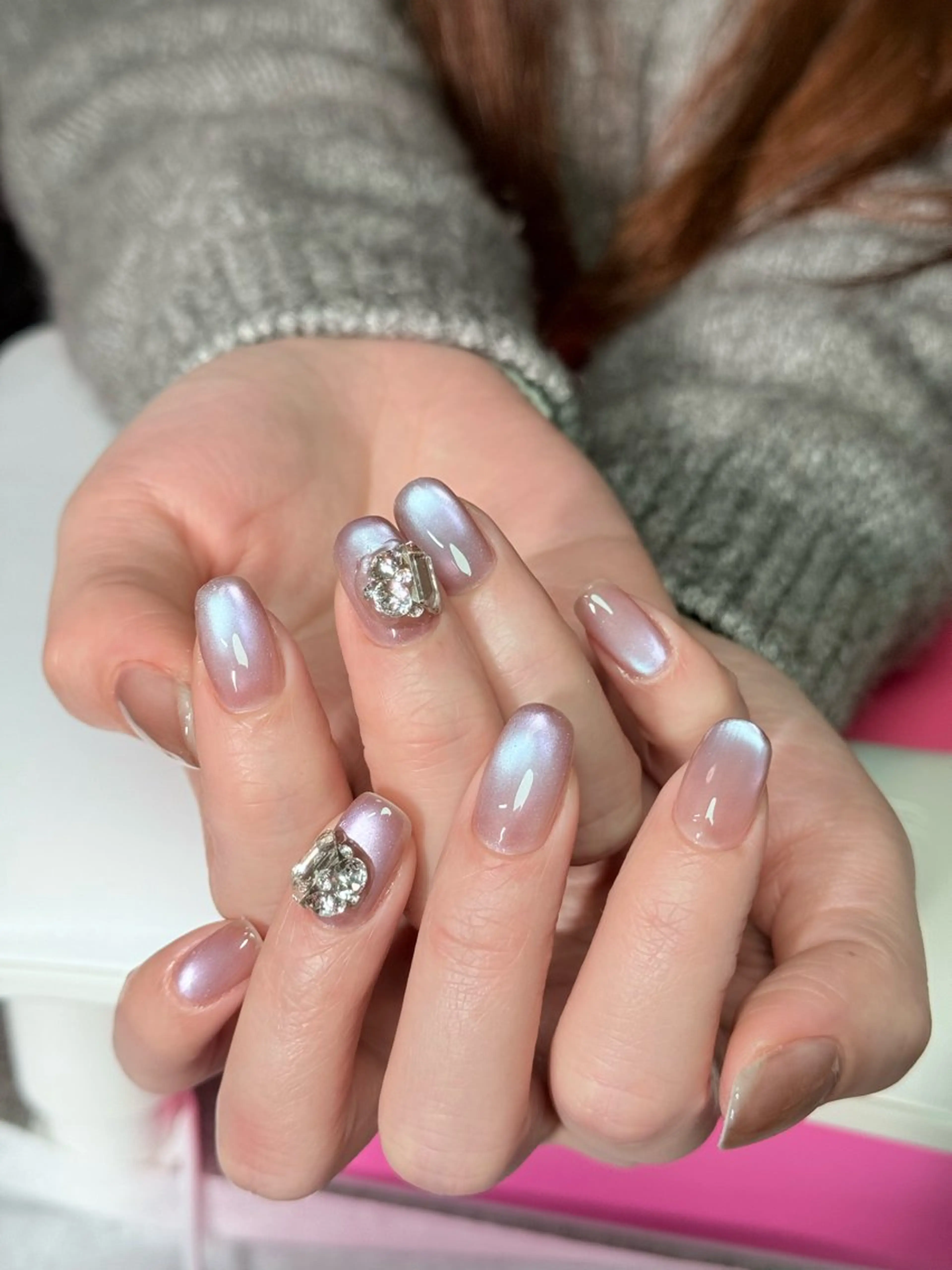 マグネットネイル💅🏻オフあり❄️ ウォーターケア付きの写真