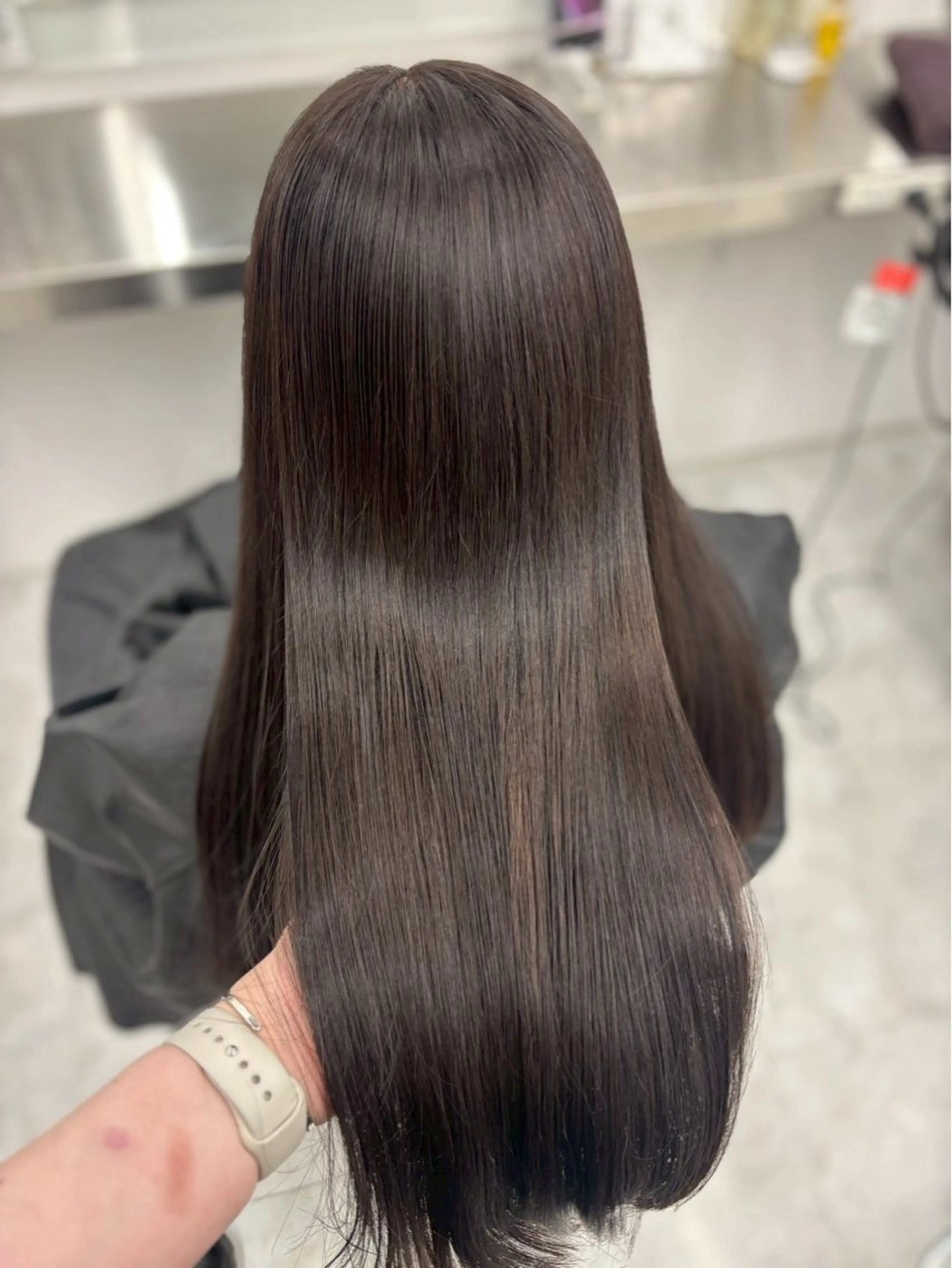 ロング カラー カット ヘアカラー 上品モテヘア🩶 karen🩶のヘアスタイル