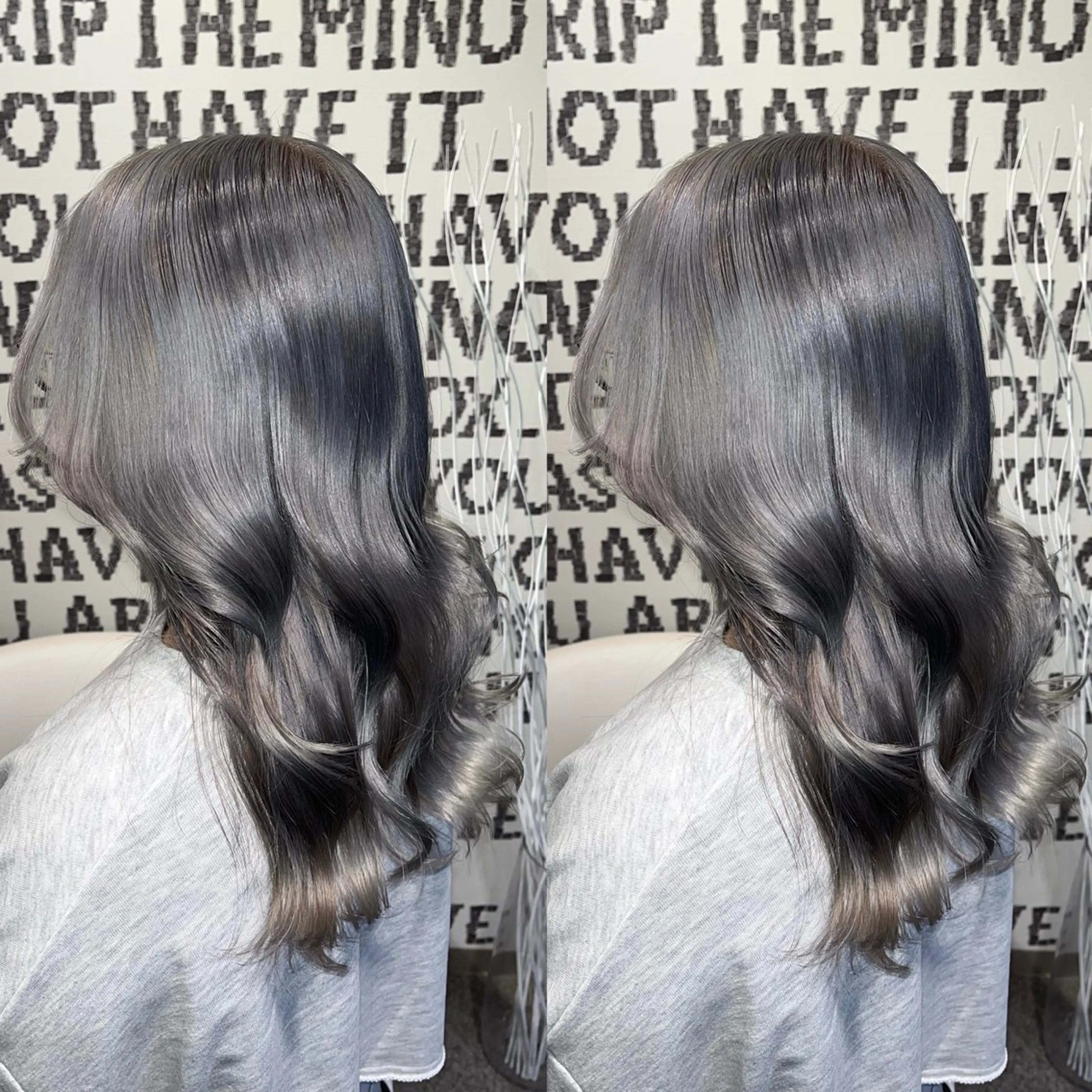 ロング カラー ハイトーンカラー 岡野 芽依のヘアスタイル