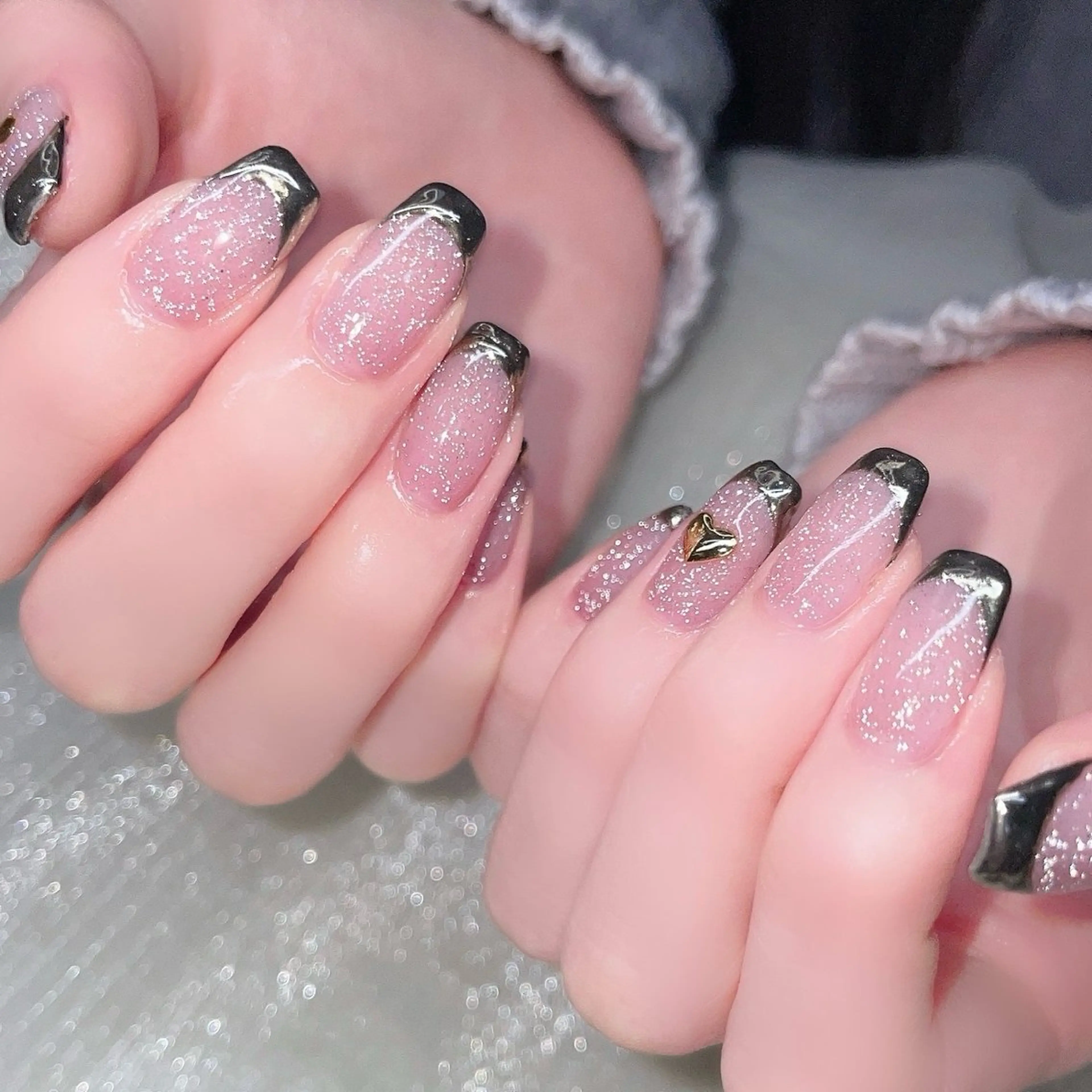 ネイル ハート ハンドネイル Nailist suzuのネイルデザイン