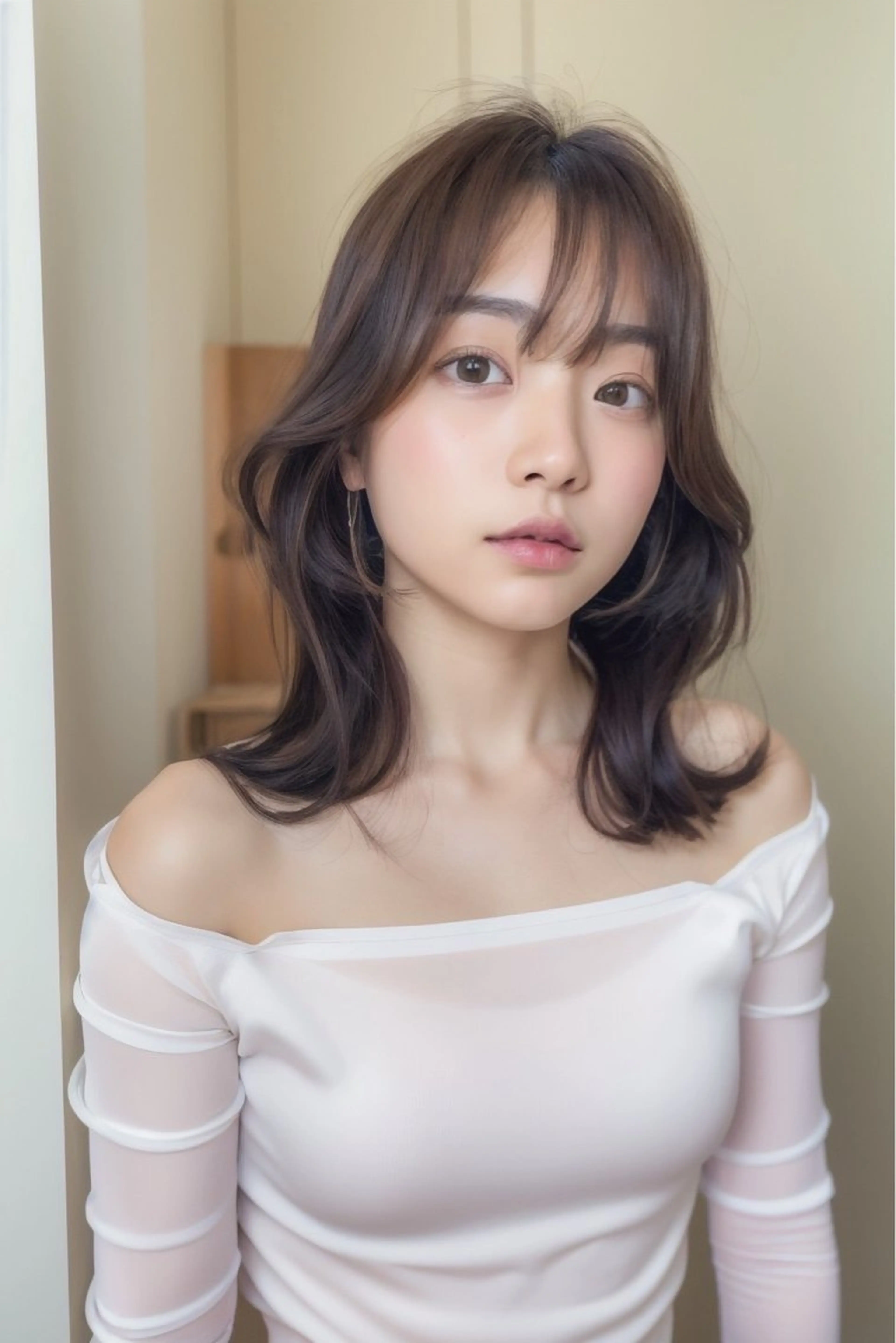 セミロング カラー カット ヘアカラー トリートメント 🤍韓国髪質改善🤍 クメユウキのヘアスタイル