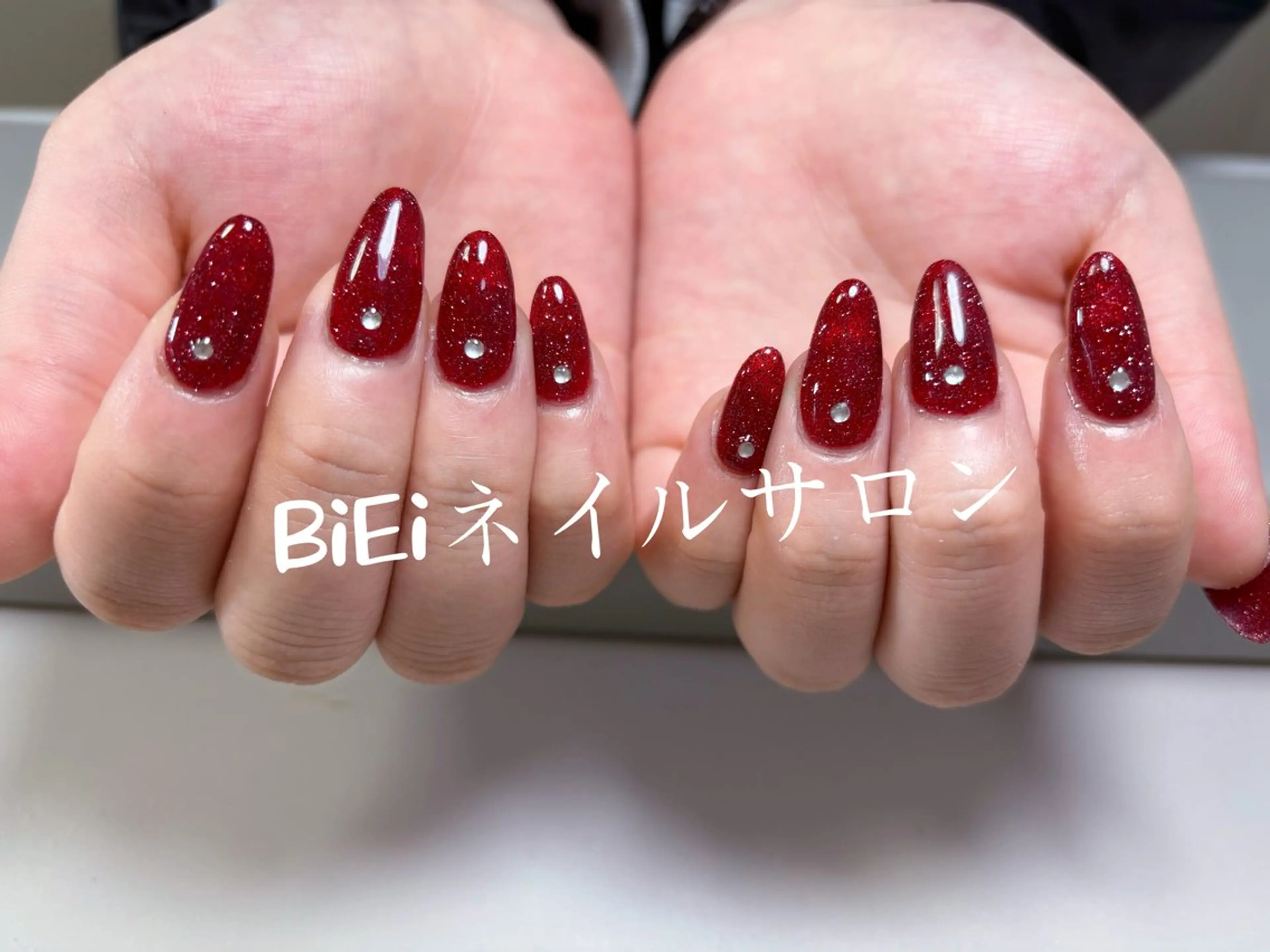 ネイル BiEiネイルサロン所属・BiEi ネイルサロン長さ出しのネイルデザイン