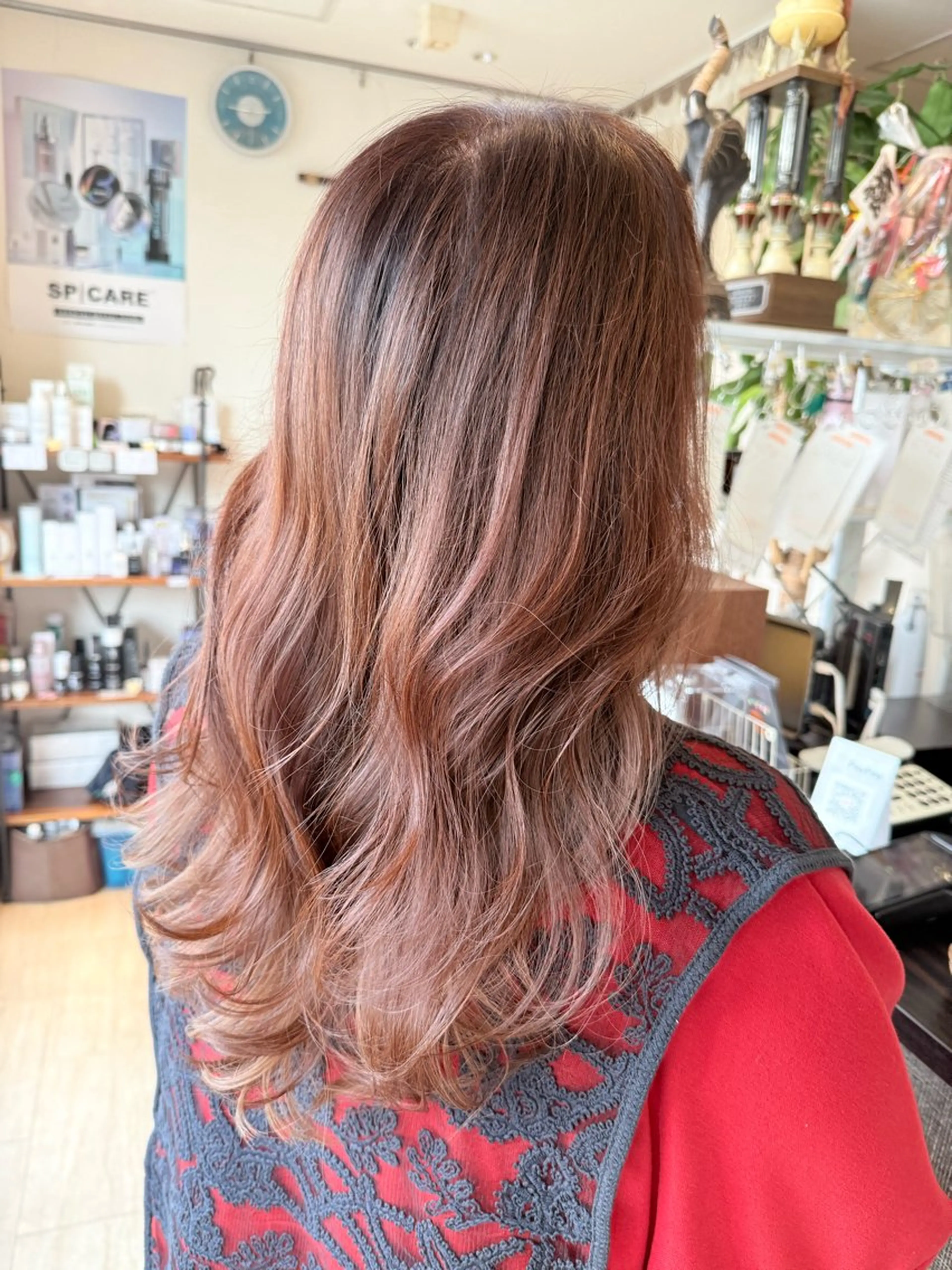 ロング カラー 北川 泰之のヘアスタイル