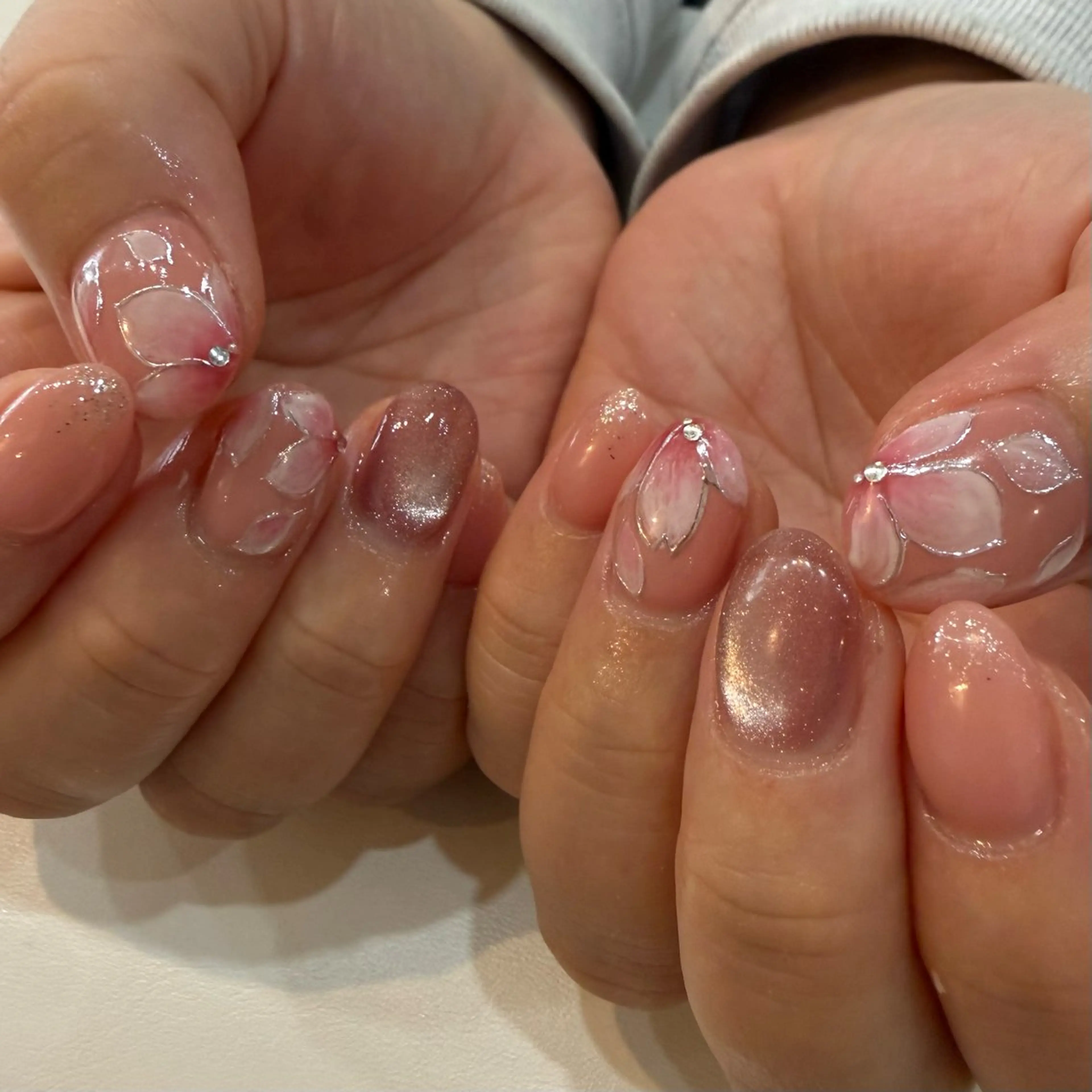 ネイル ハンドネイル OAK兵庫 SORAのネイルデザイン