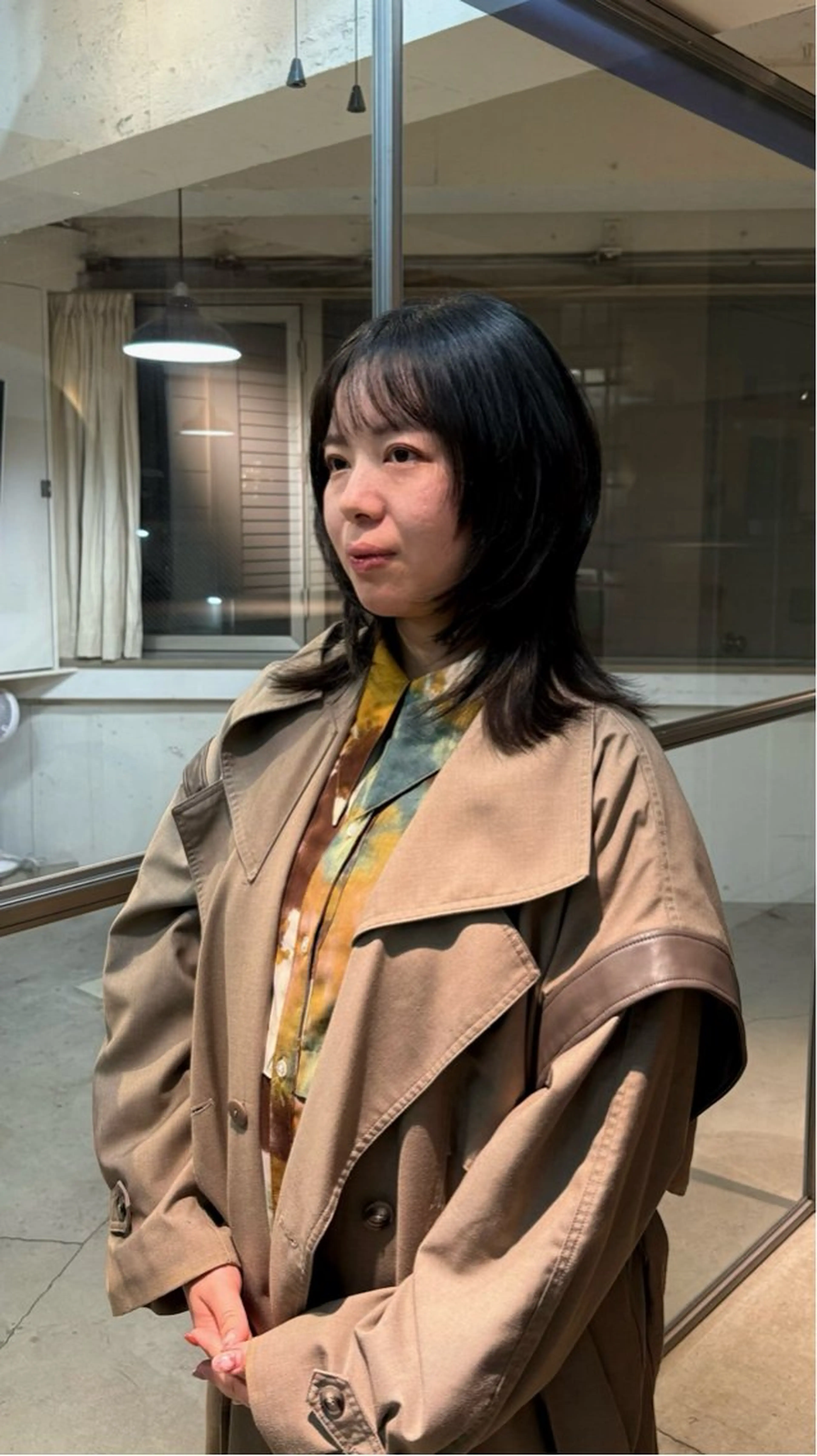 ウルフカットの写真