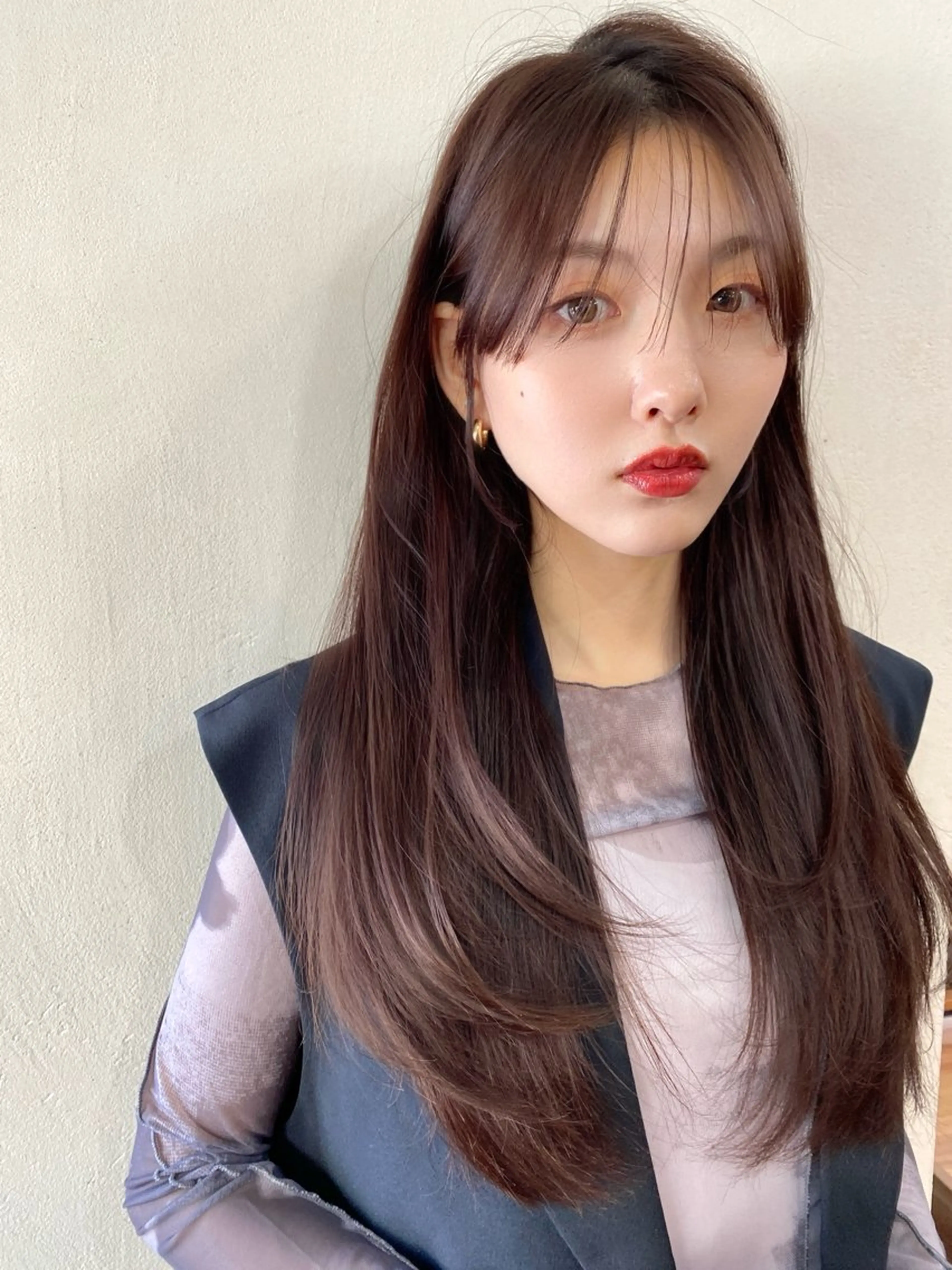 ロング カラー 似合わせレイヤー 🇰🇷荒木洋文のヘアスタイル