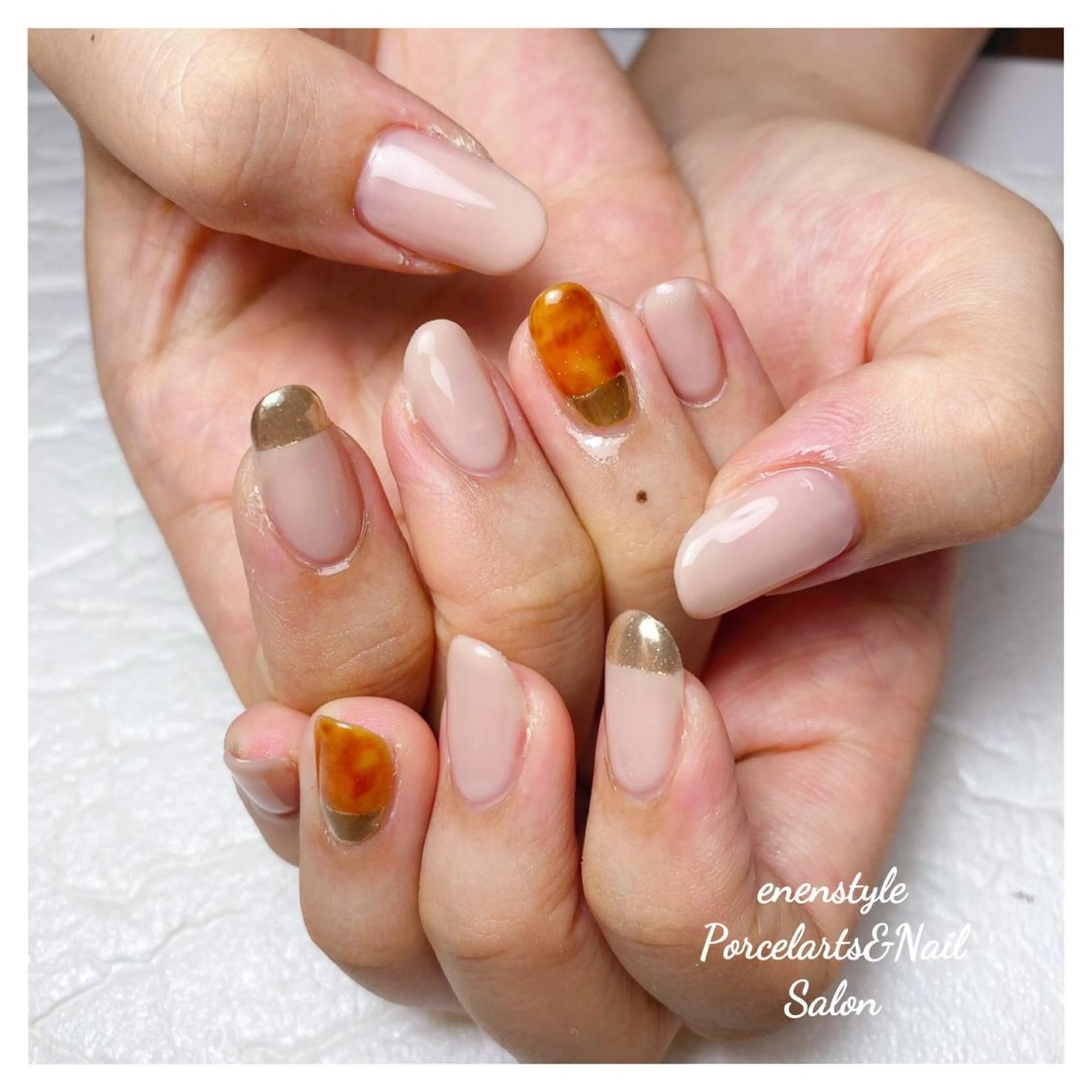 ミディアム ネイル 👑enen style👑のネイルデザイン