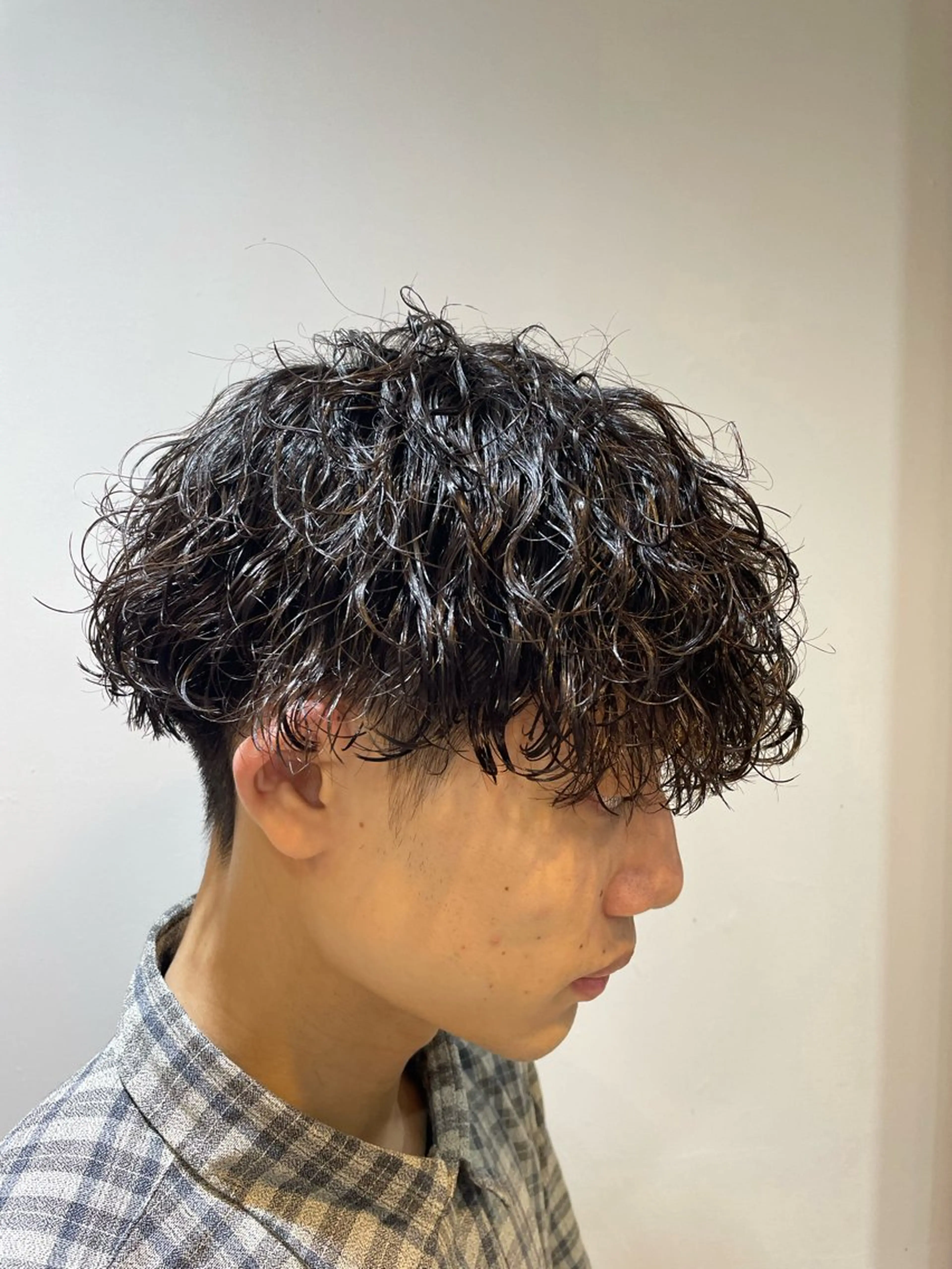 ショート パーマ Lupinus中田 パーマモデル募集中のヘアスタイル