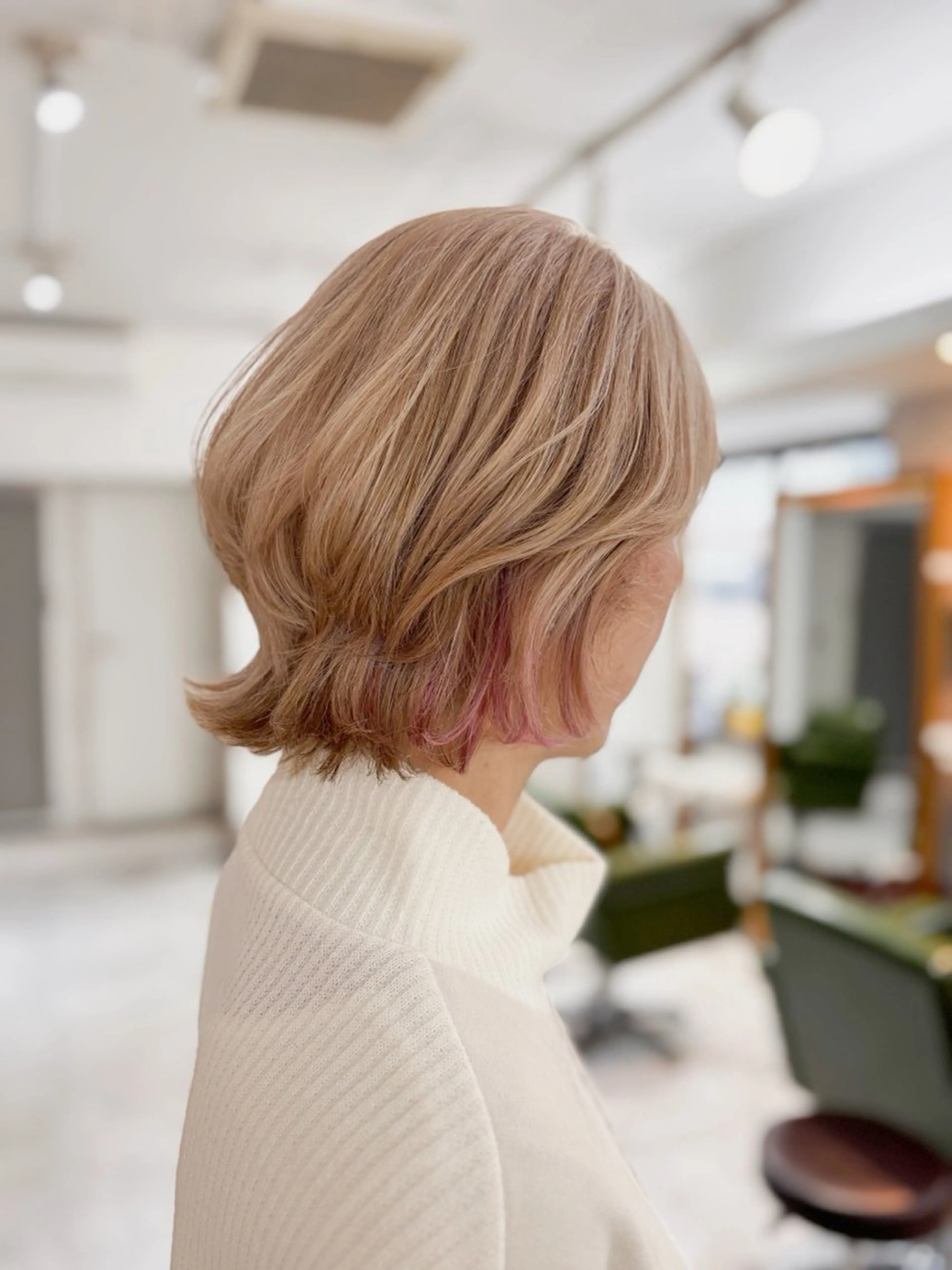 ミディアム カット エクステ 南山 あゆみのヘアスタイル