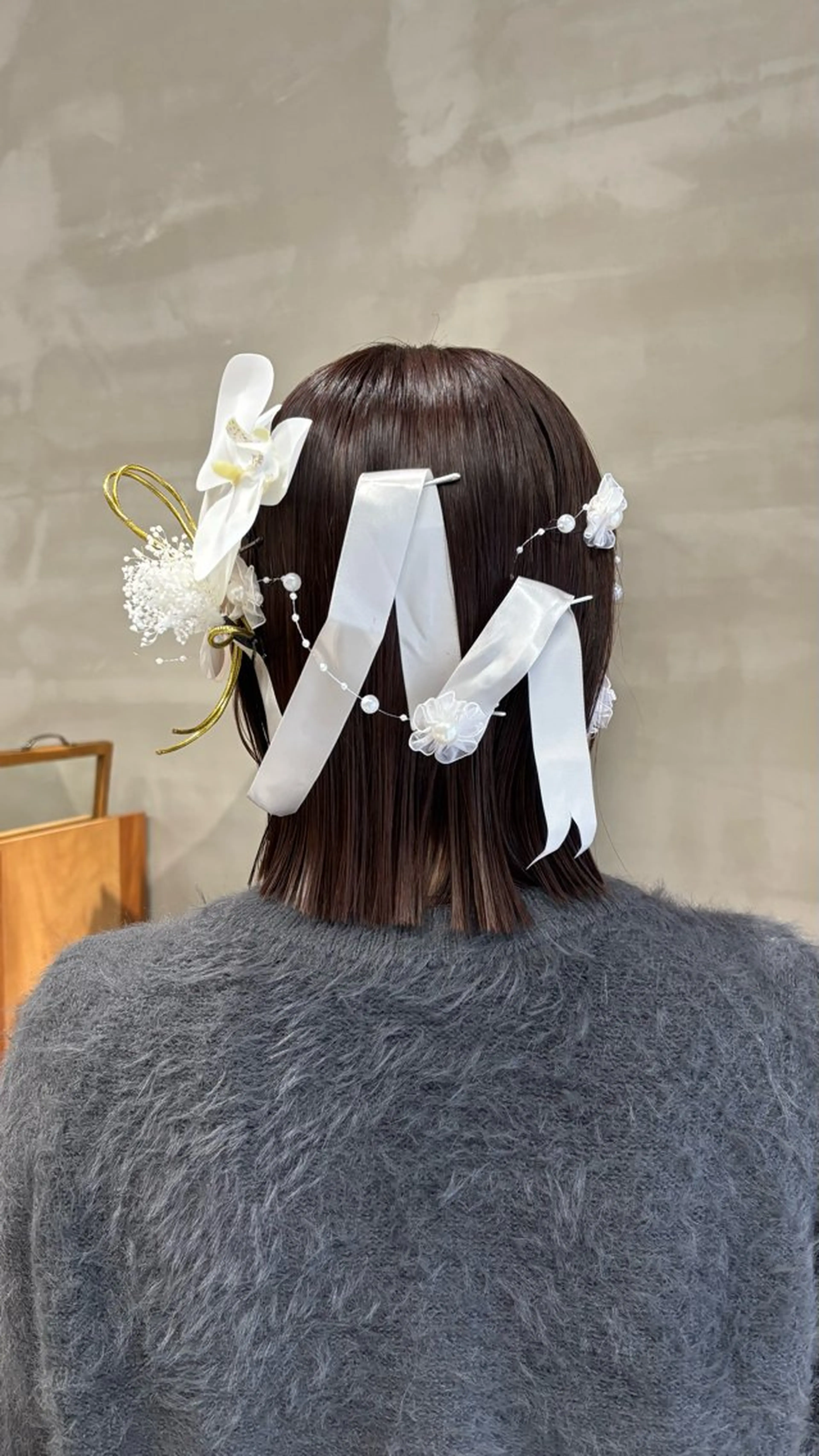 ヘアアレンジ カット ヘアセット rukia : ボブ/メイドカラーのヘアスタイル