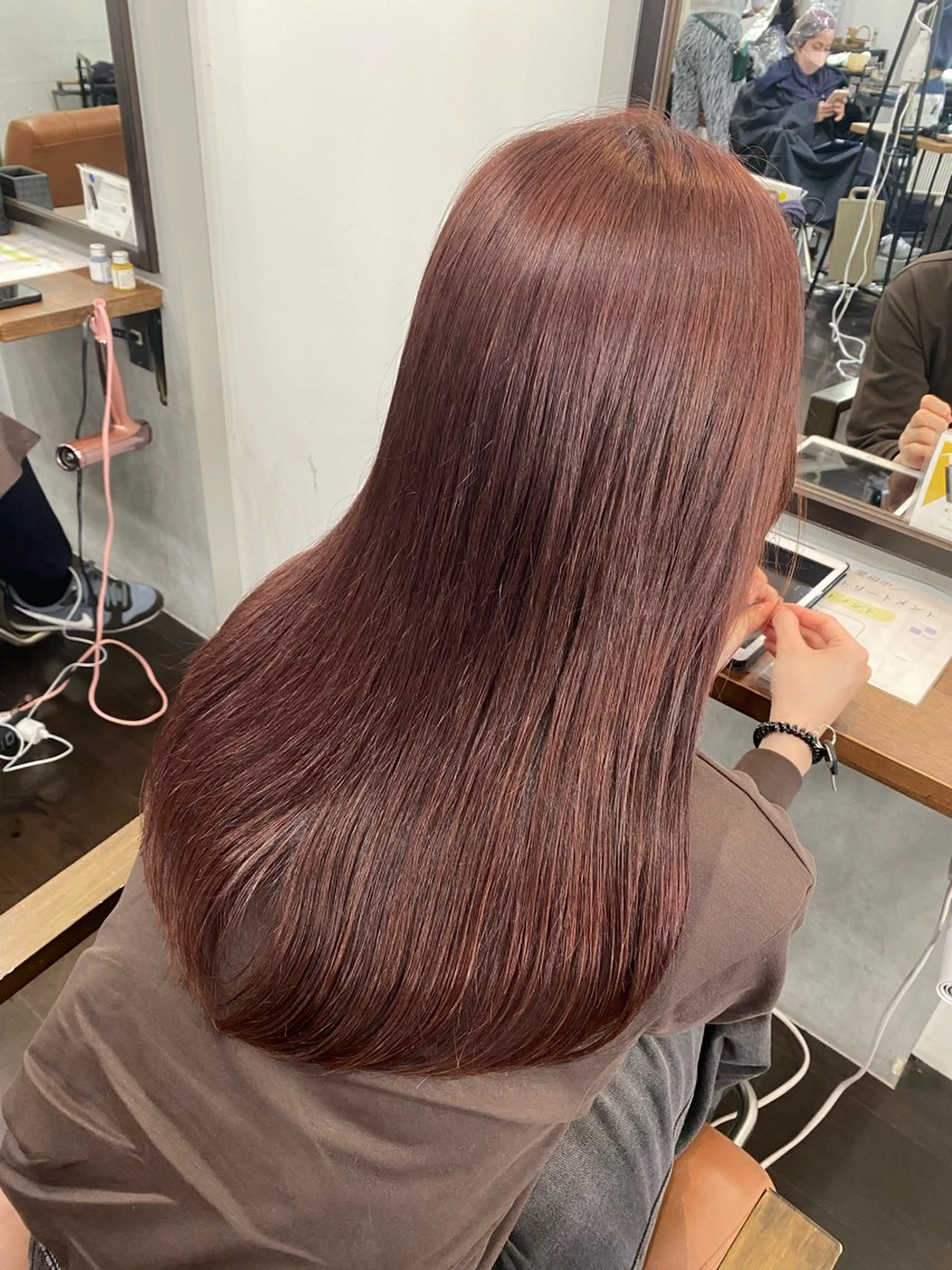 ロング カラー ヘアアレンジ 🍒ᩚ名駅/艶髪 縮毛矯正/あゆ🍒ᩚのヘアスタイル