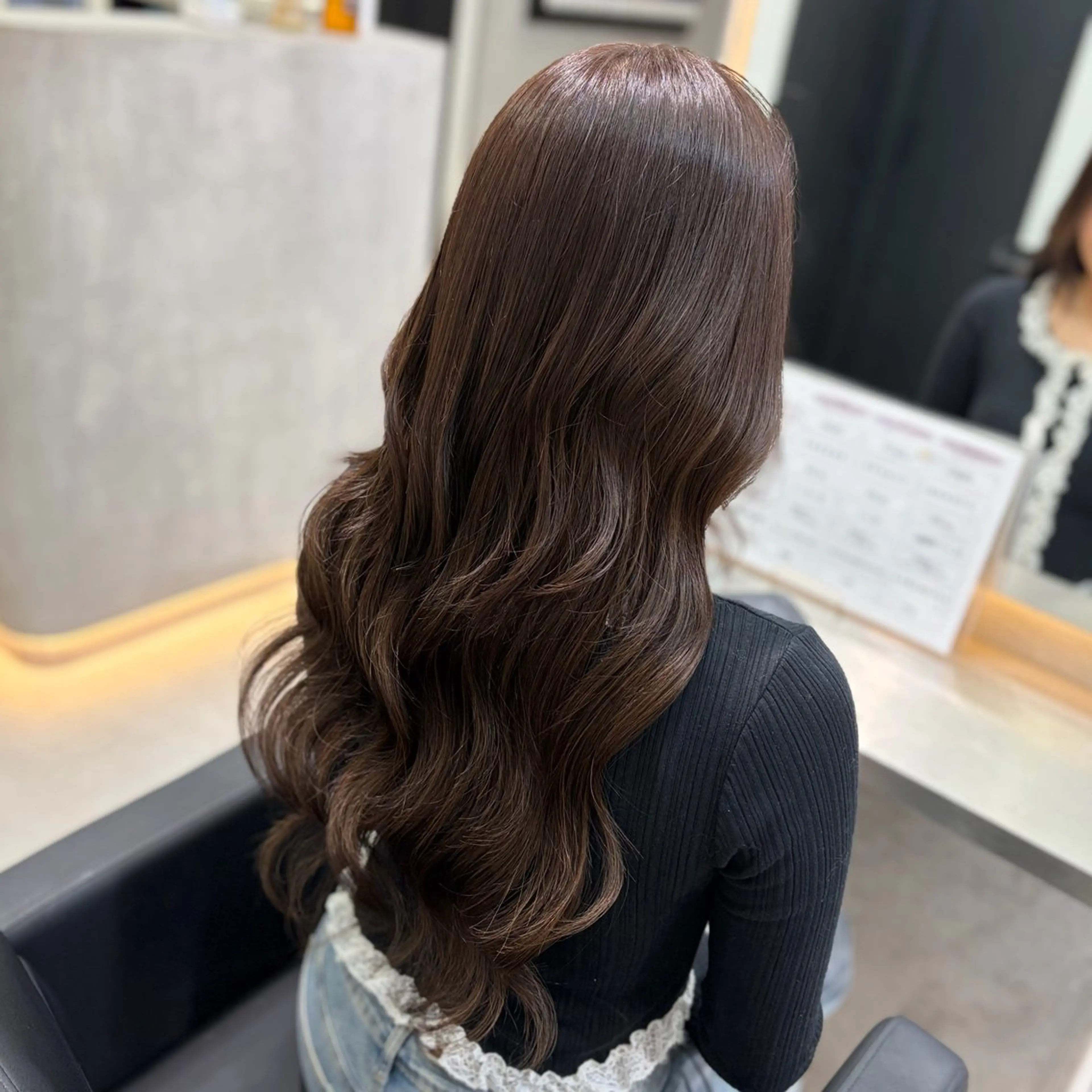 カラー ブラウンカラー モカブラウン エクステ MOMOKA /　Lapis今泉店のヘアスタイル