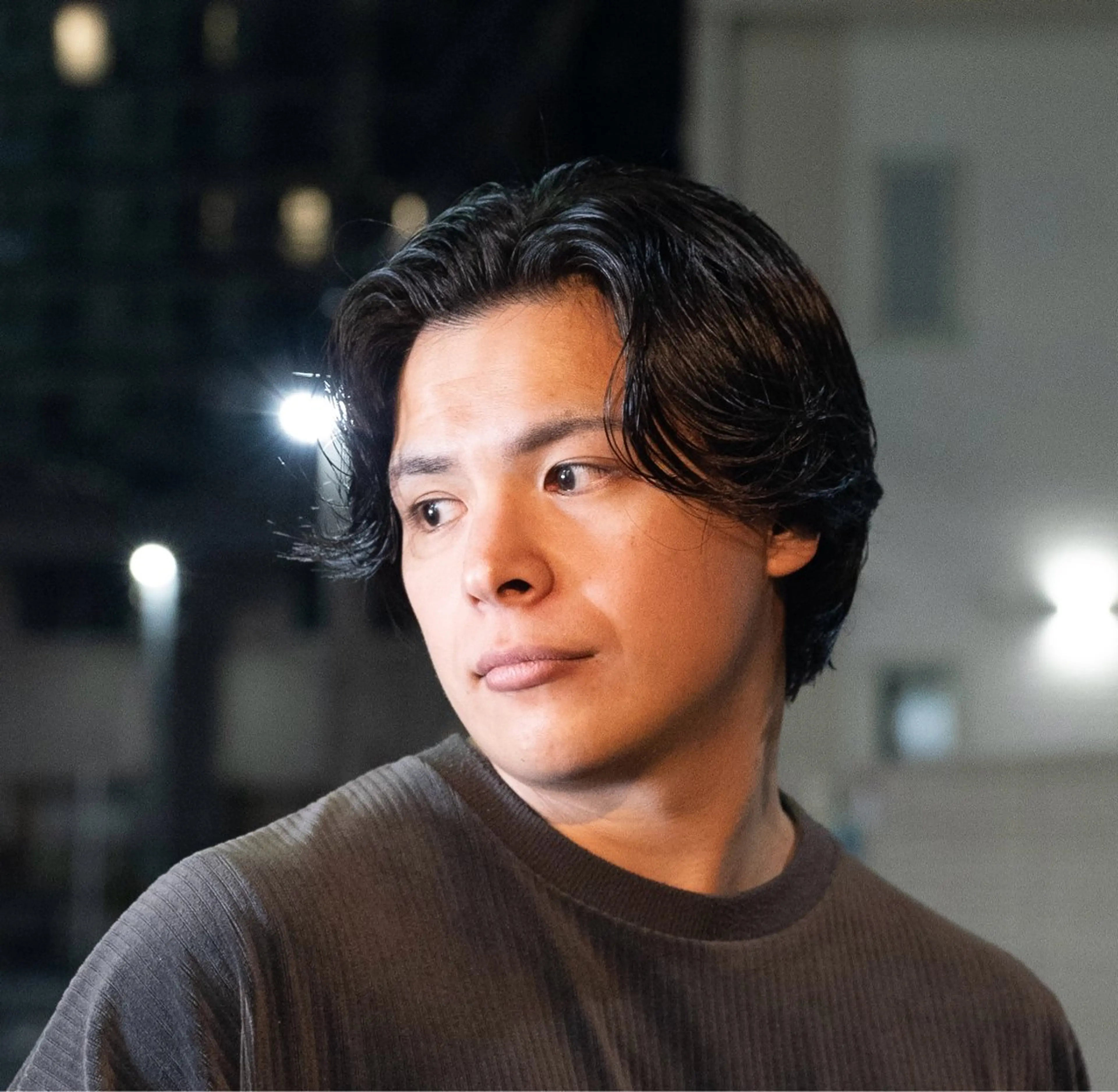 ミディアム カラー パーマ メンズ ミディアムパーマ メンズパーマ 🔗メンズサロン🔗 Kieのヘアスタイル