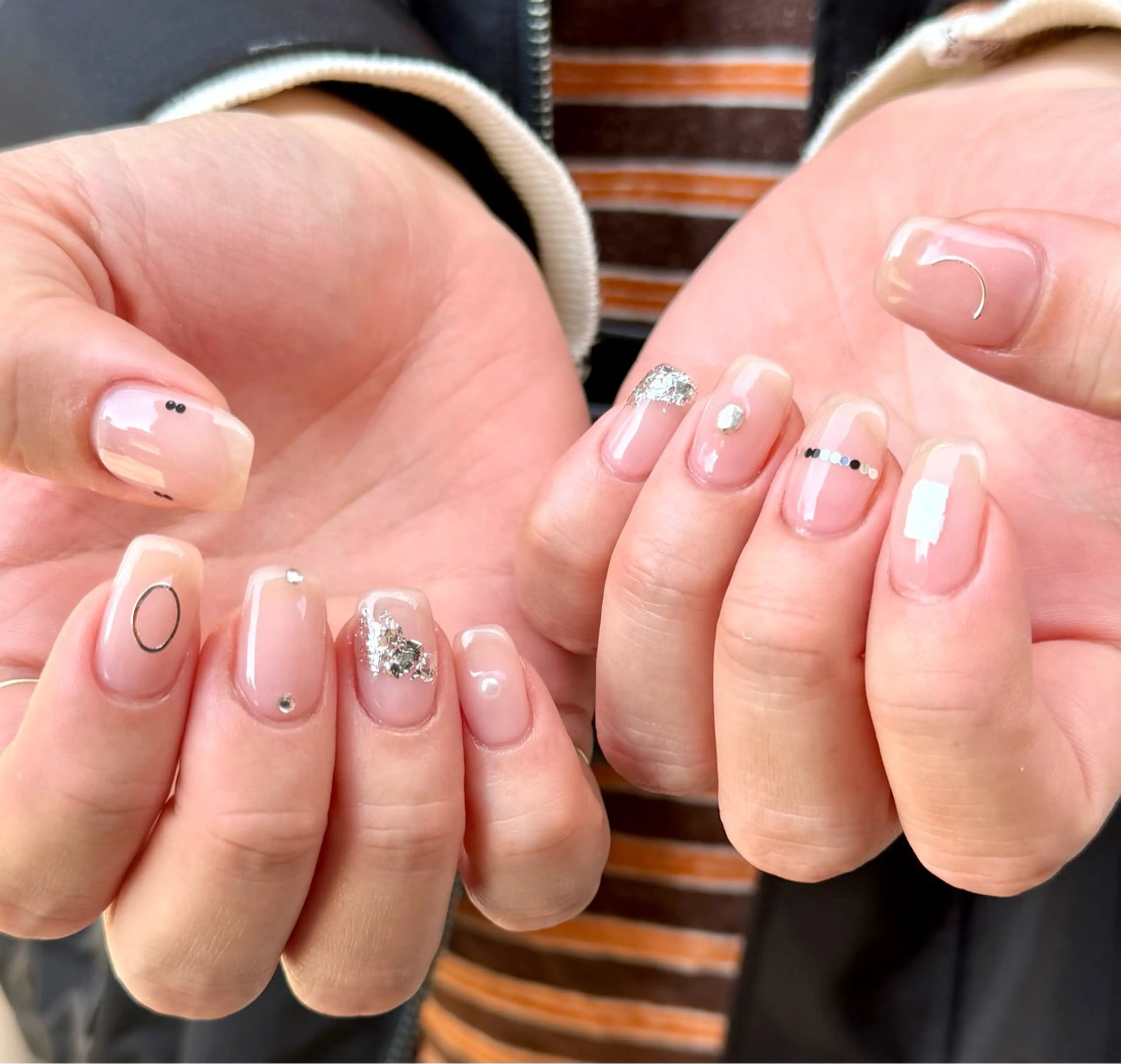 ネイル シンプルネイル ハンドネイル HazeGrass NAILのネイルデザイン