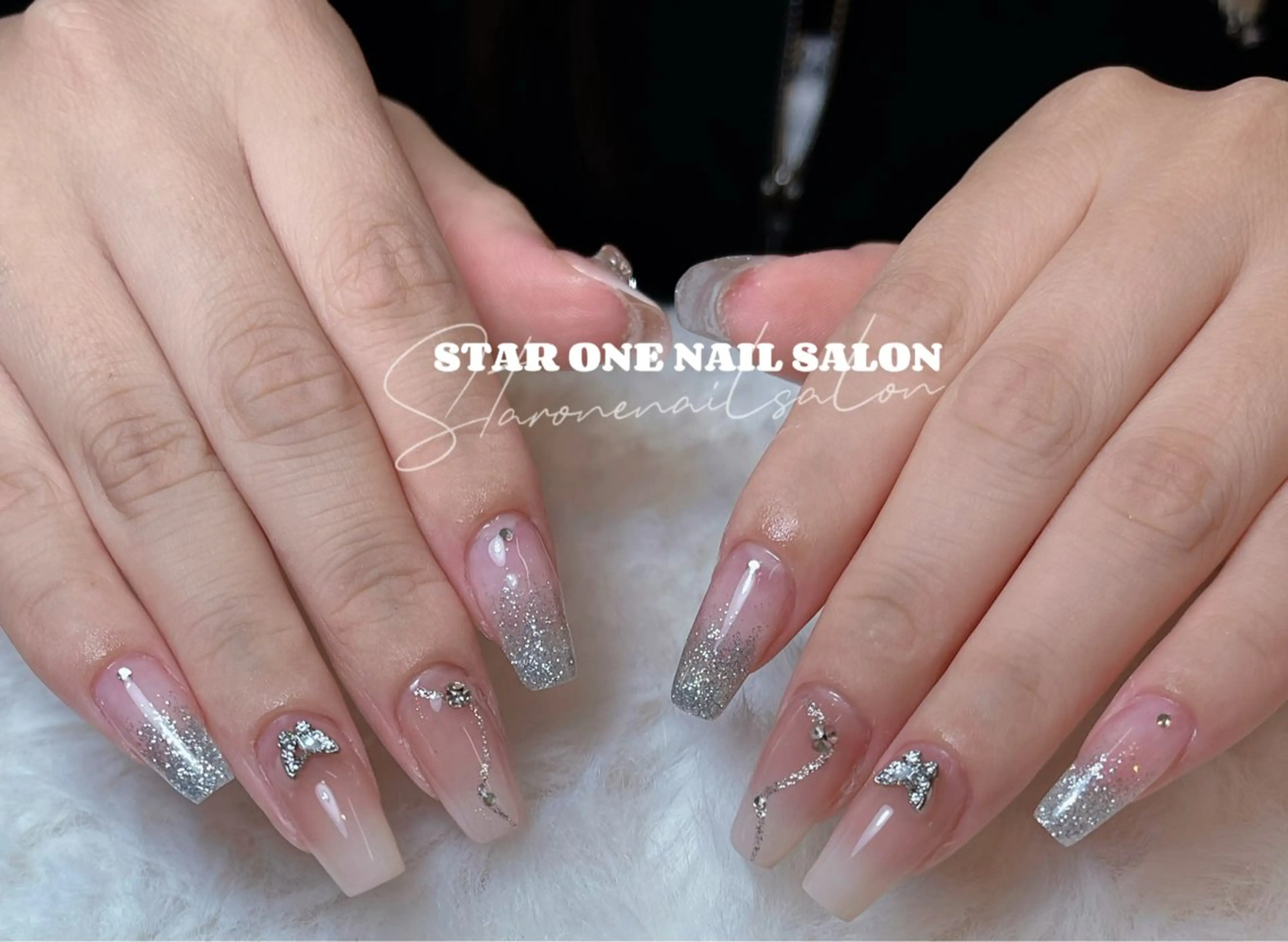 ネイル ハンドネイル 星 あみのネイルデザイン