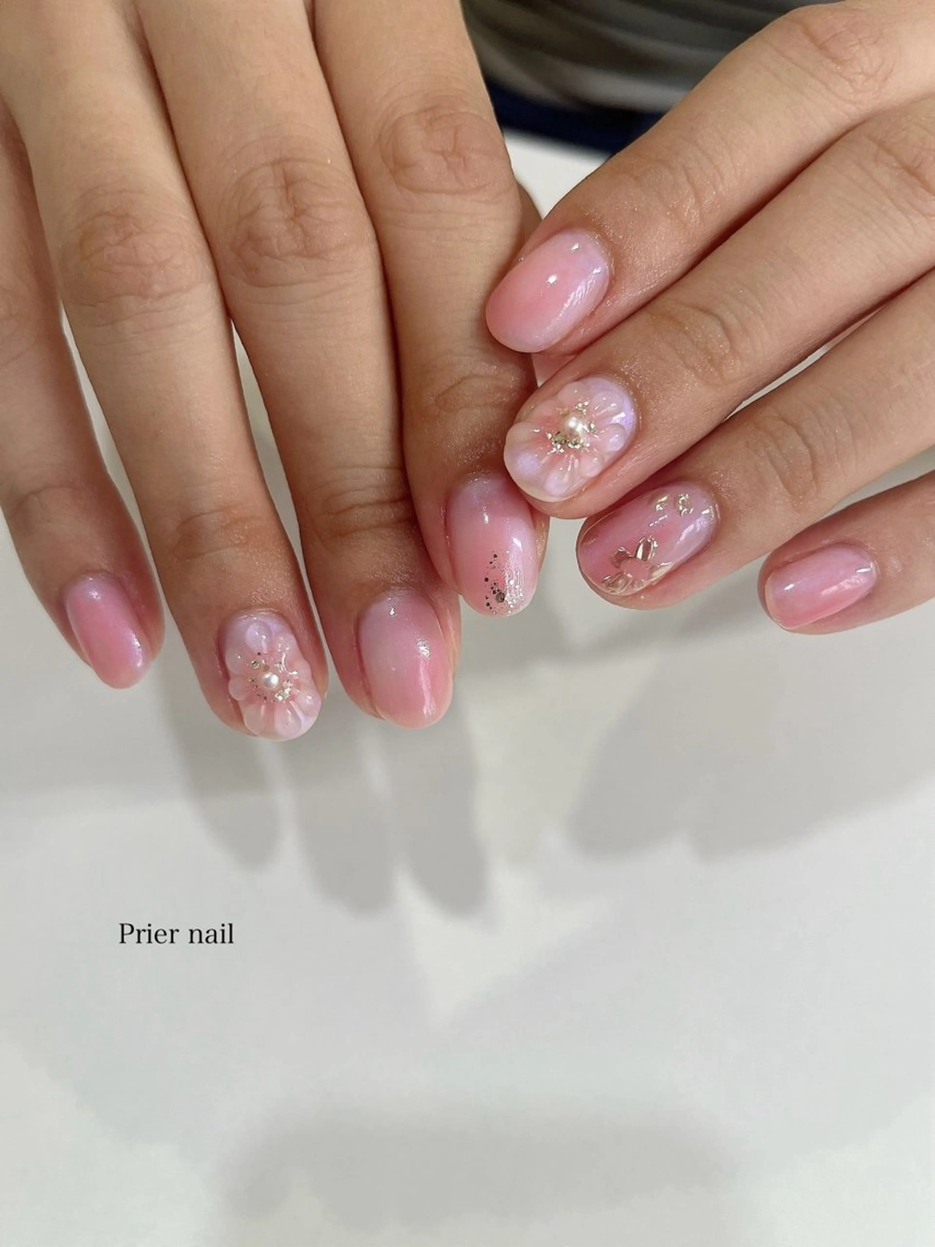 ネイル アートネイル ぷっくりネイル Prier nailのネイルデザイン