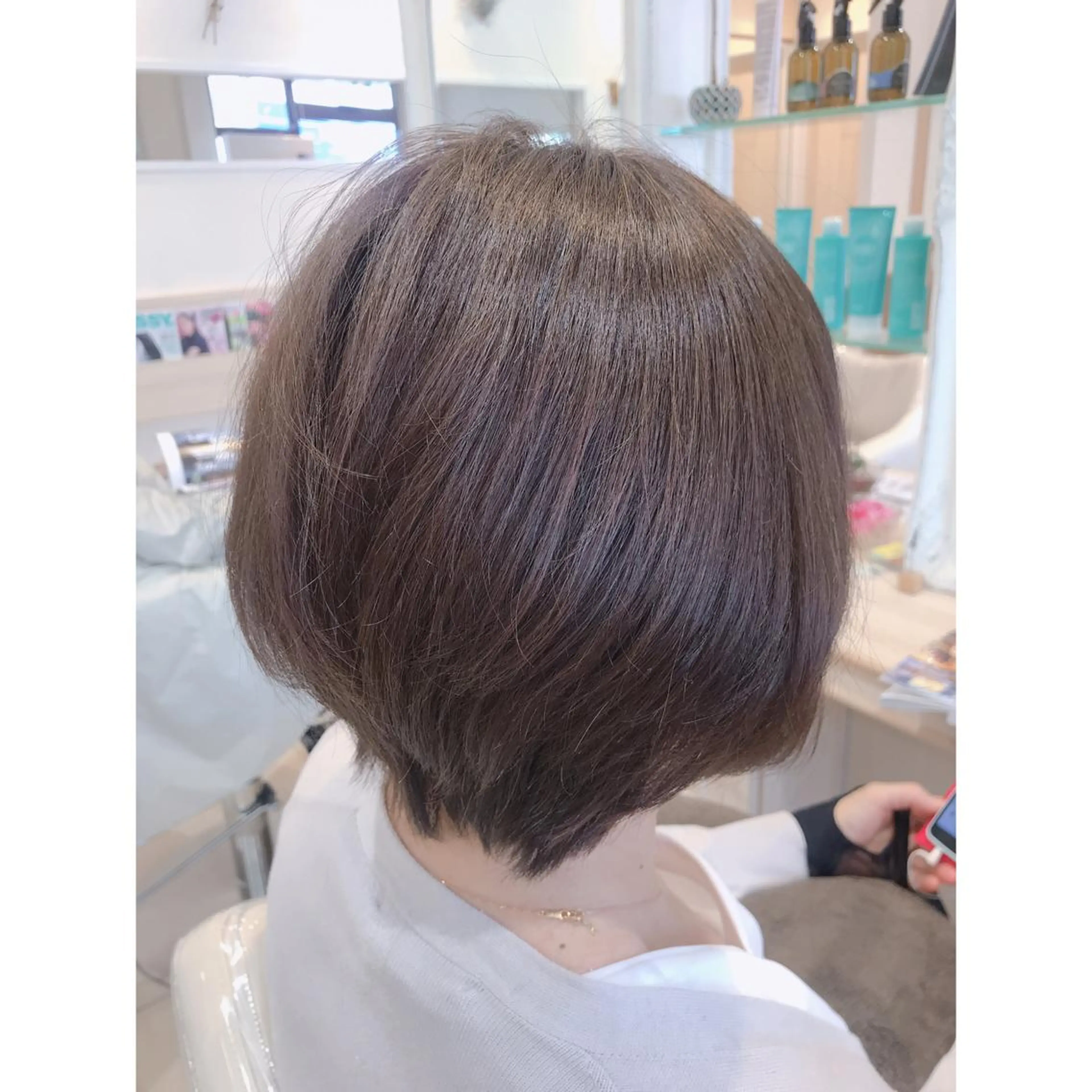 ショート パーマ 髪質改善/茅ヶ崎 マツモト リョウのヘアスタイル