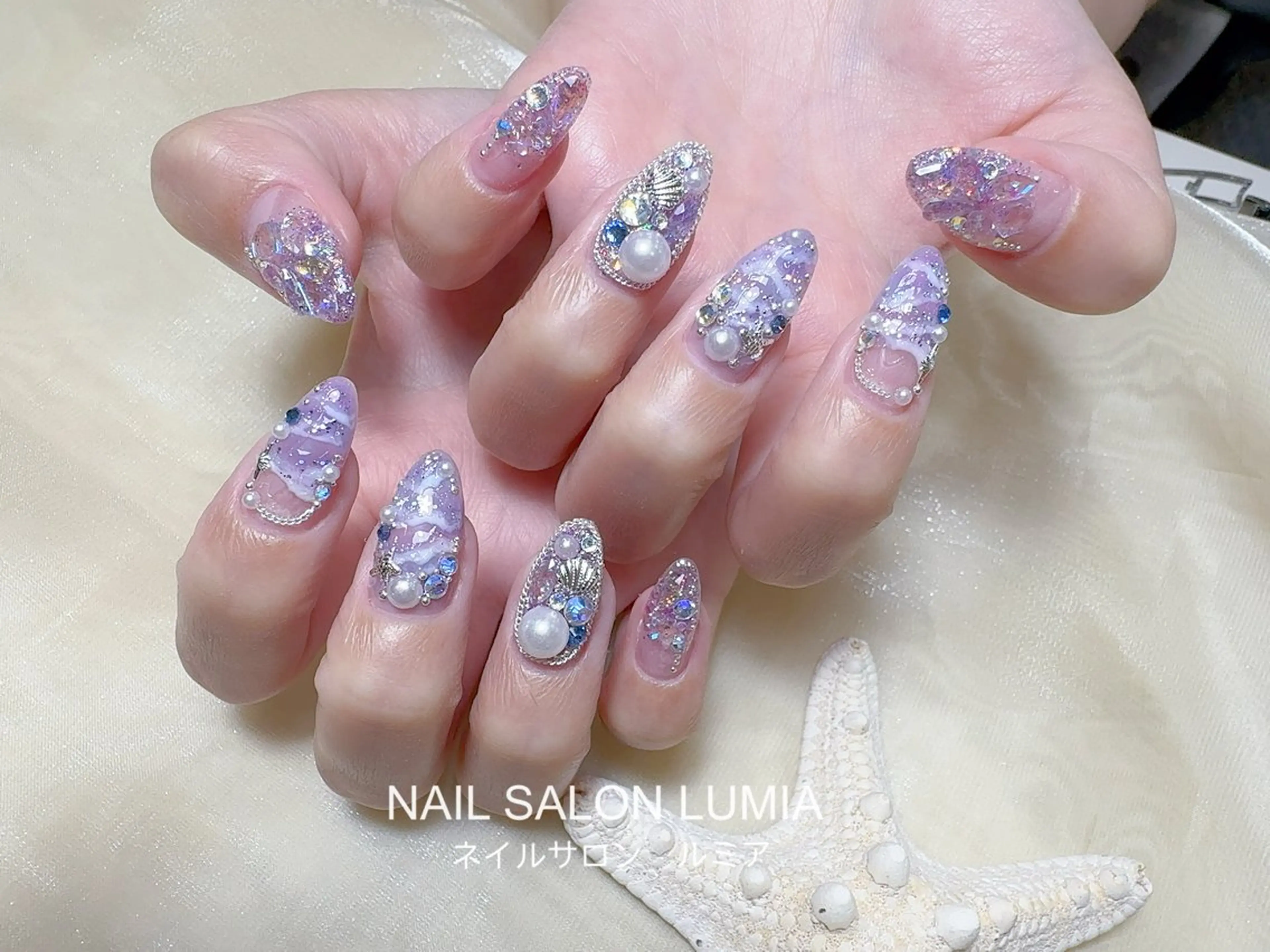 ネイル ハンドネイル ネイルサロン ルミア Lumia 店長のネイルデザイン