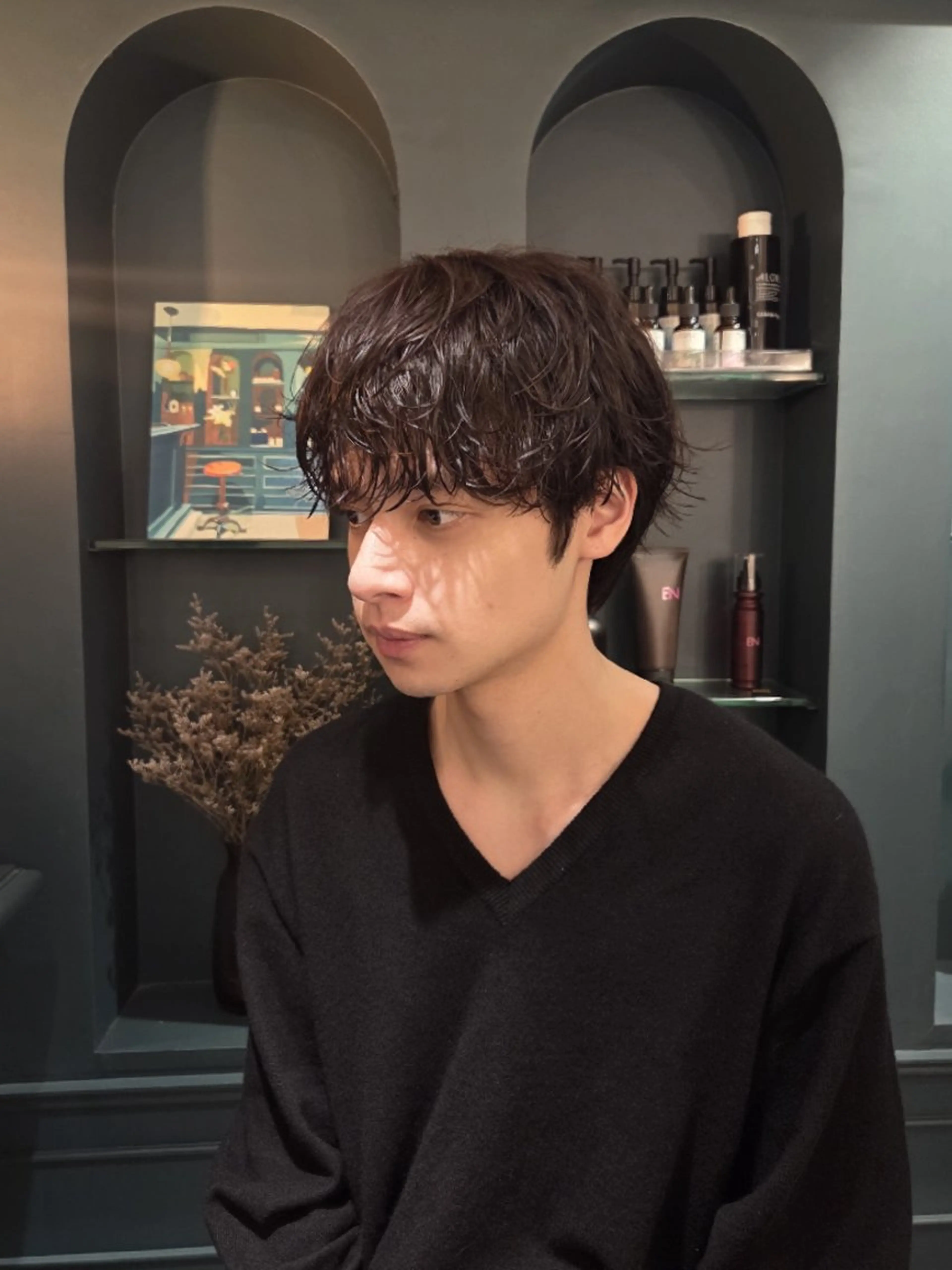 メンズ パーマ カット 【メンズカット/パー マ✂️】momo🌷のヘアスタイル