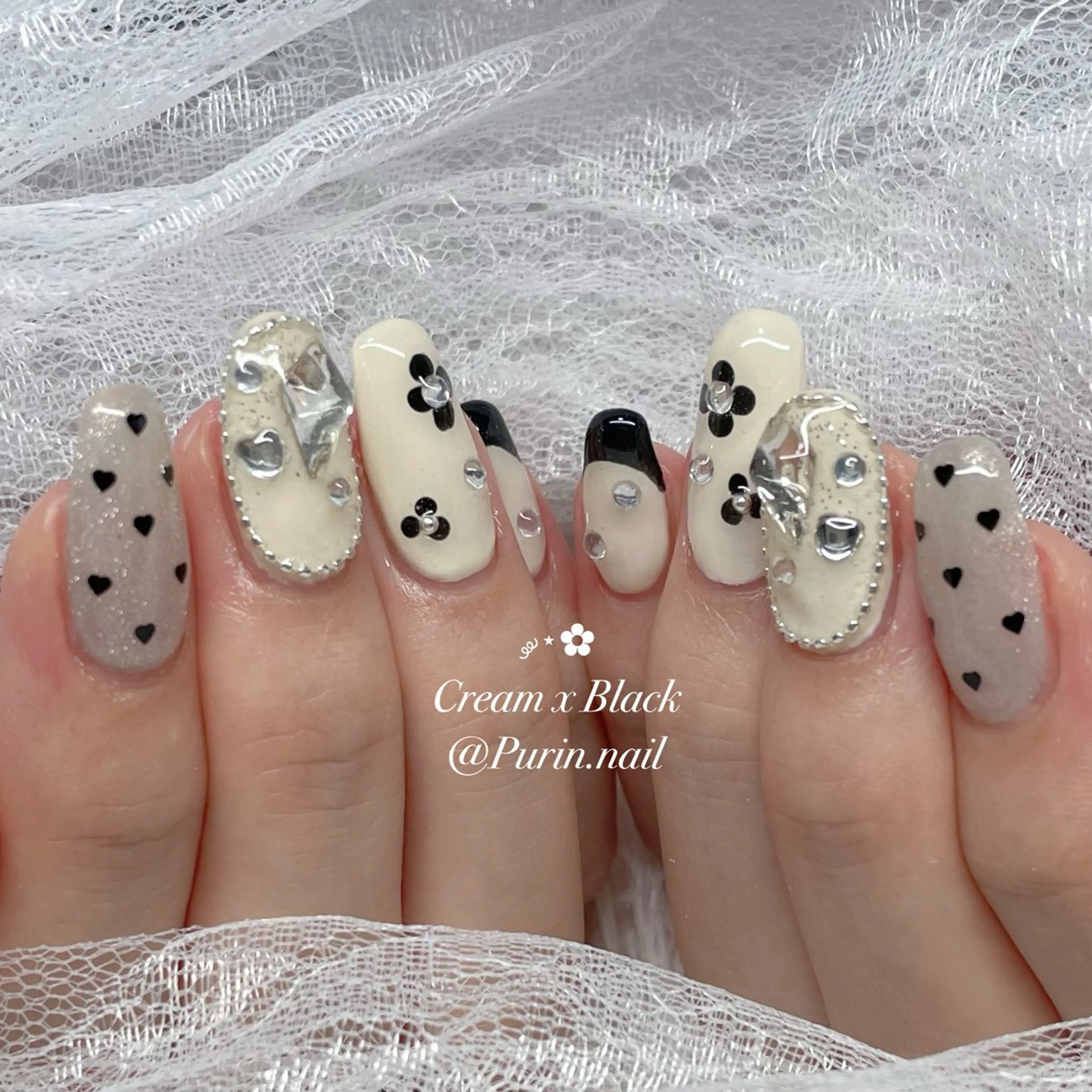 ネイル ハンドネイル Nails by Purin🍮のネイルデザイン