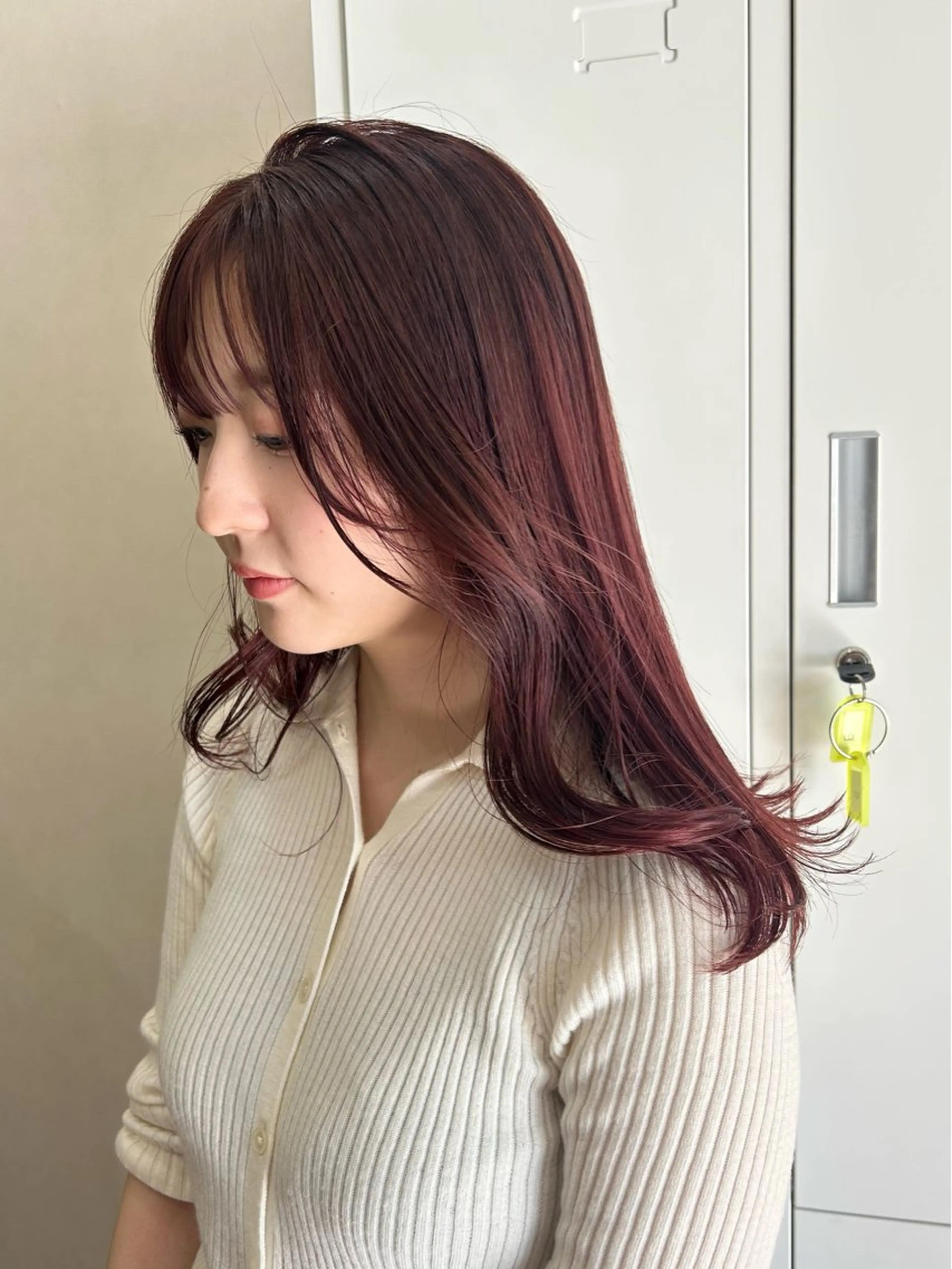 ロング ヘアカラー トリートメント ボブ/透明感カラー 🧸YUI❤️のヘアスタイル