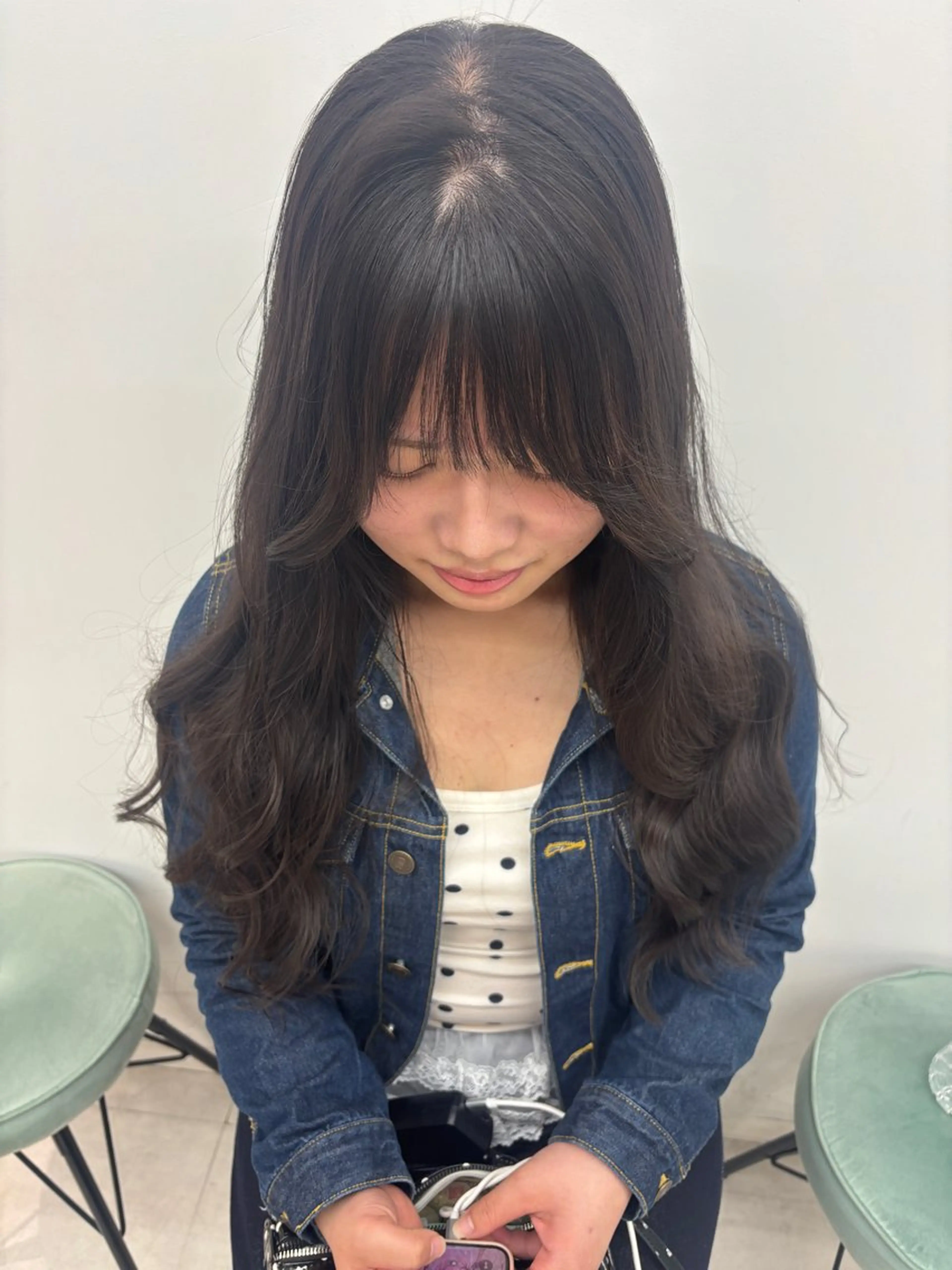 前髪縮毛矯正✨️の写真