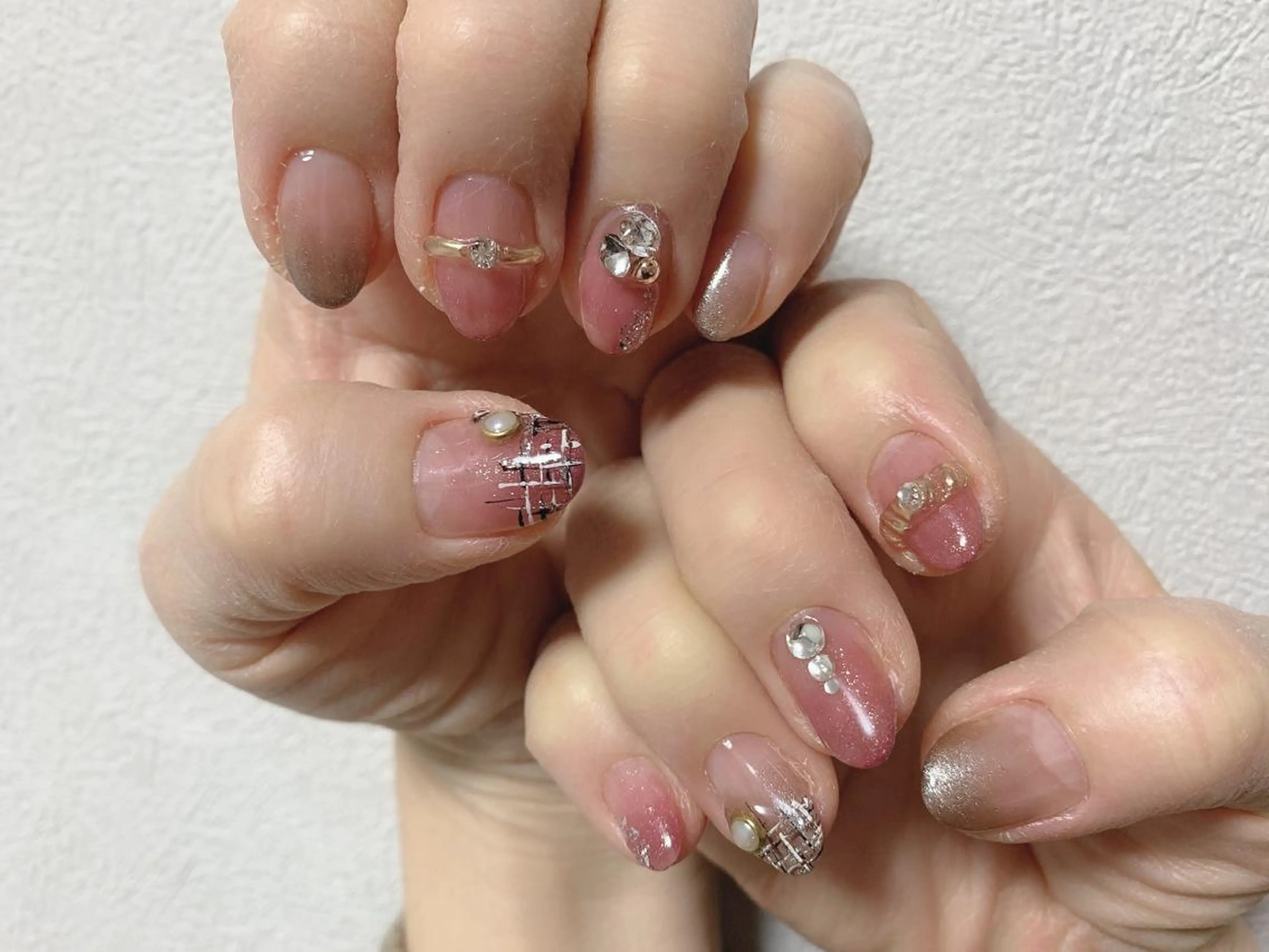 ネイル キラキラネイル マグネットネイル Air's nailのネイルデザイン