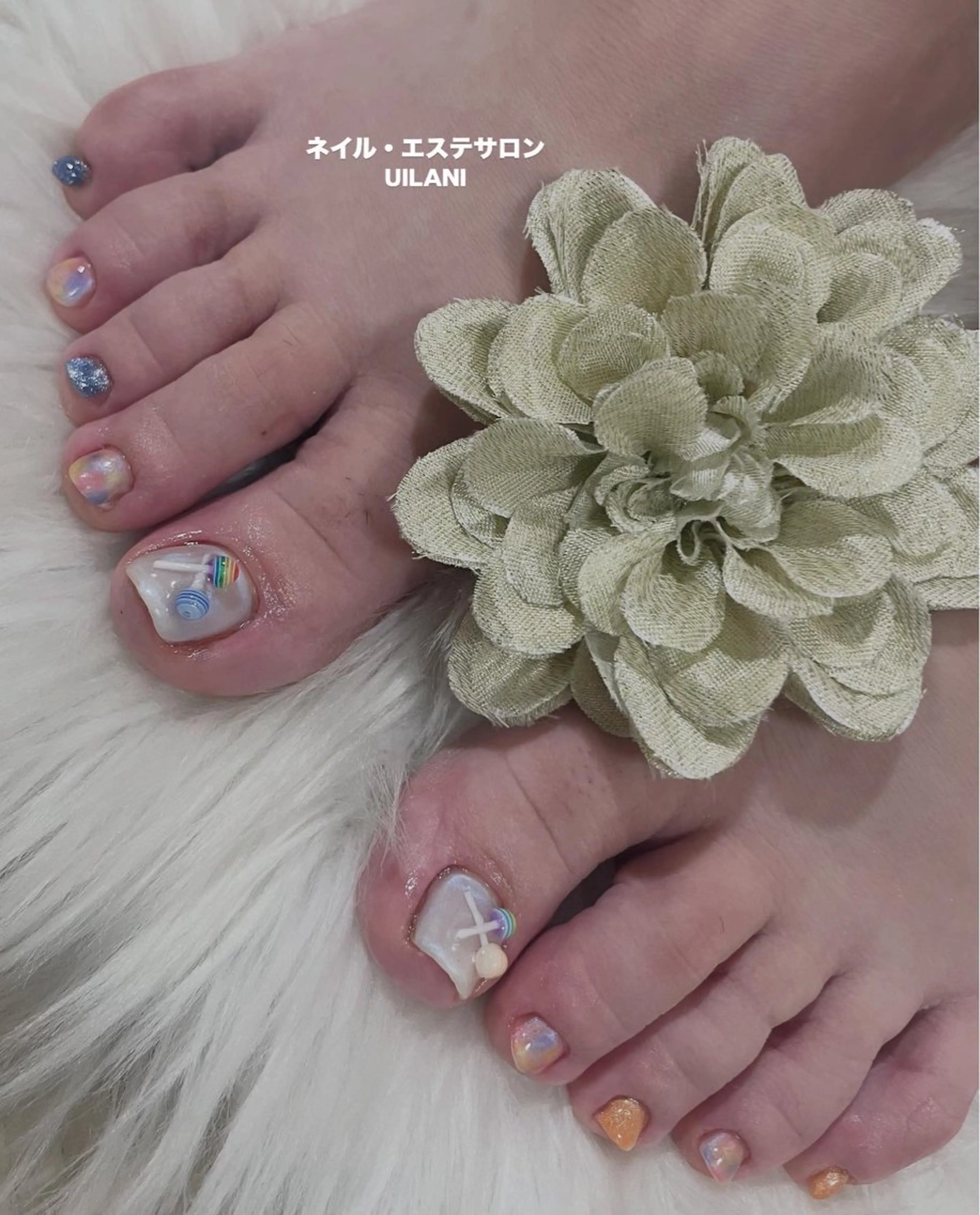 ネイル フットネイル ネイル・エステサロンUILANI所属・ネイル・エステサロン UILANIのネイルデザイン