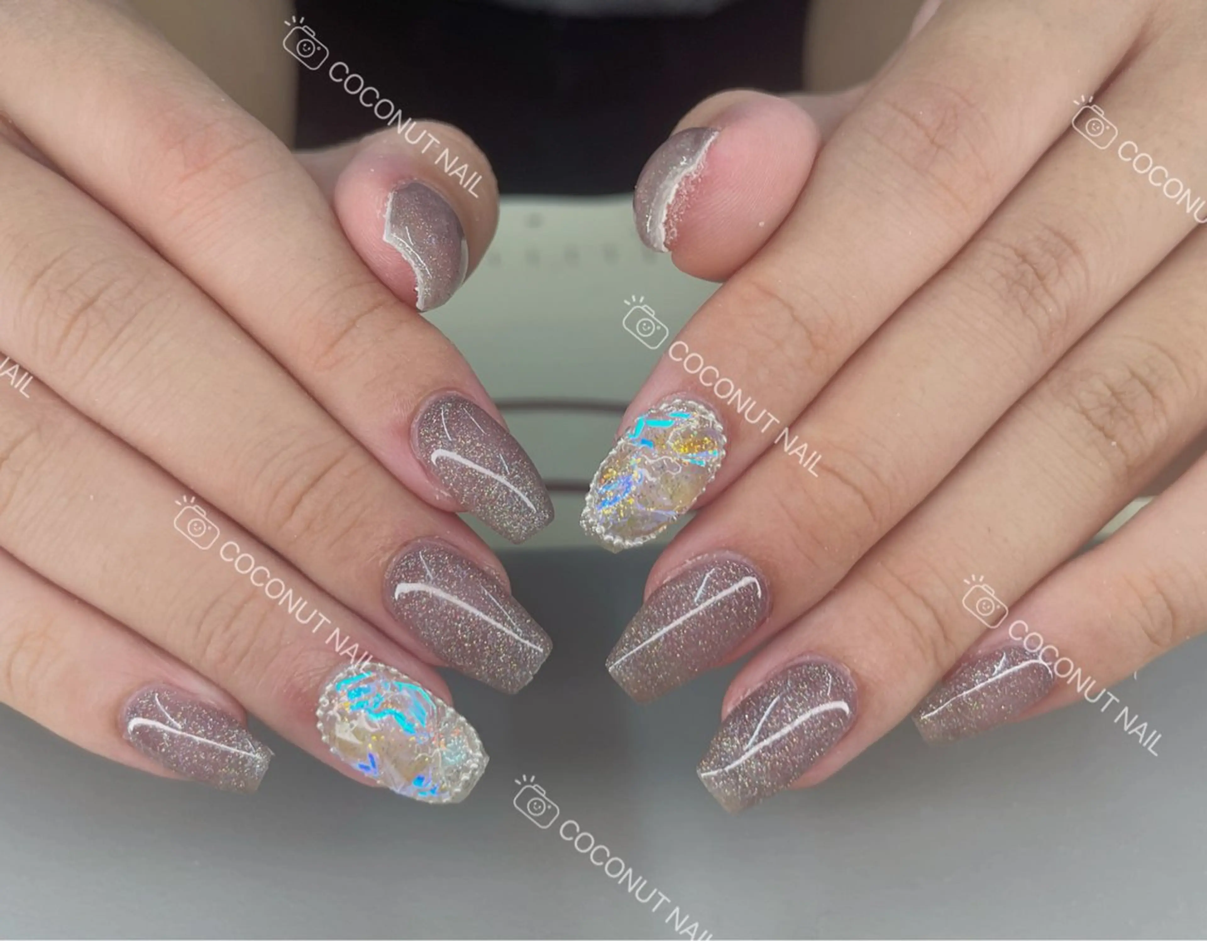 ネイル ハンドネイル 神田 ココナッツのネイルデザイン