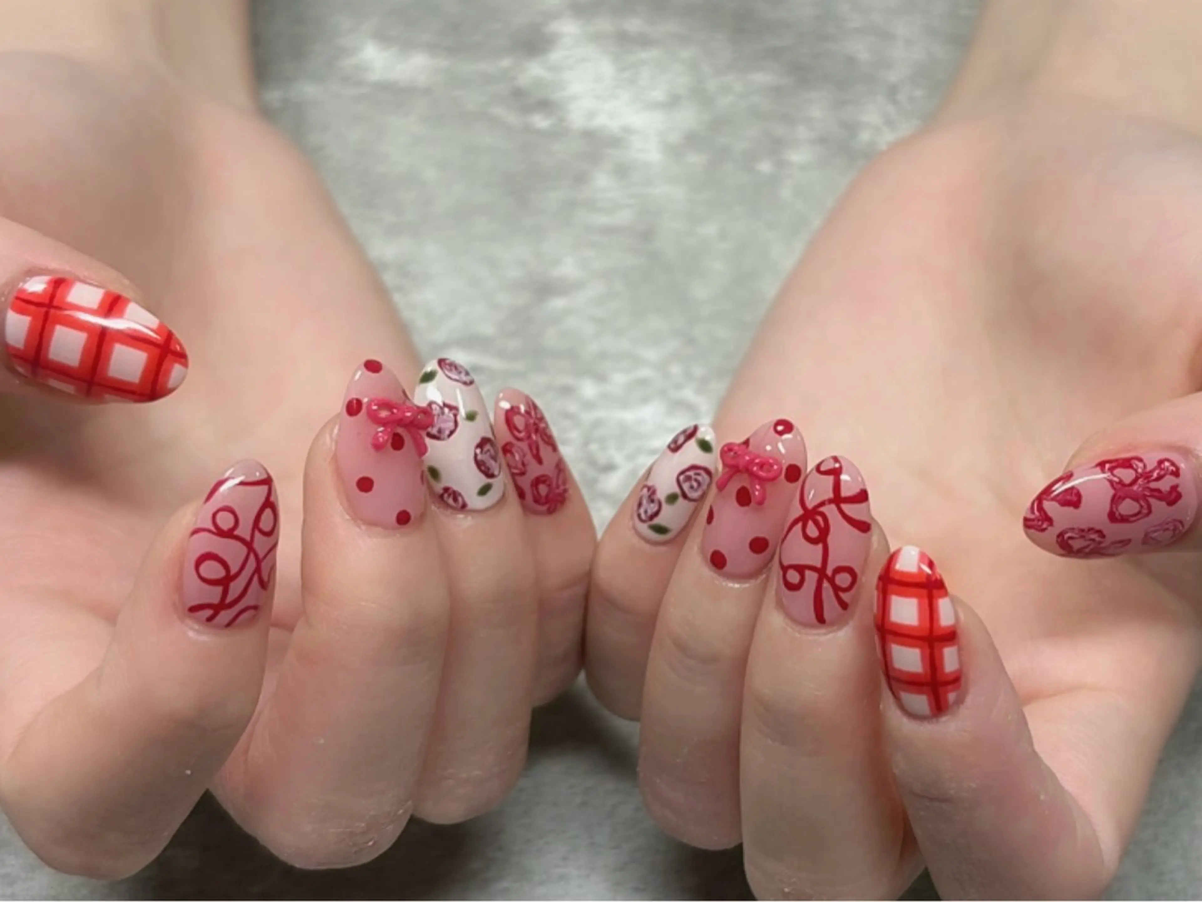 ネイル ハンドネイル 【Zina京都駅前】 きぬがわ らむのネイルデザイン