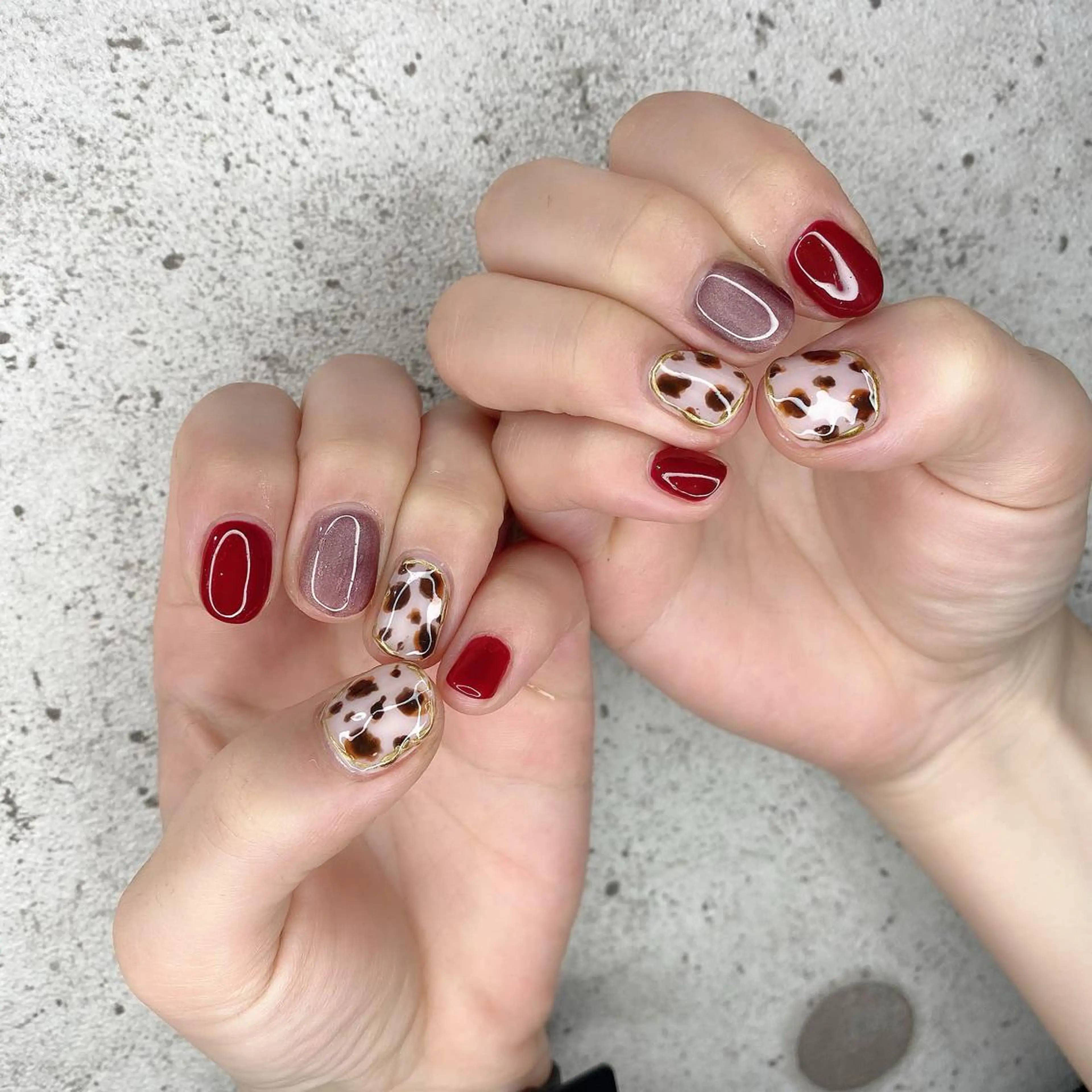 ショート カラー パーマ ヘアアレンジ メンズ キッズ ネイル マツエク・マツパ ジェルネイル パラジェル Salon Ｋのネイルデザイン