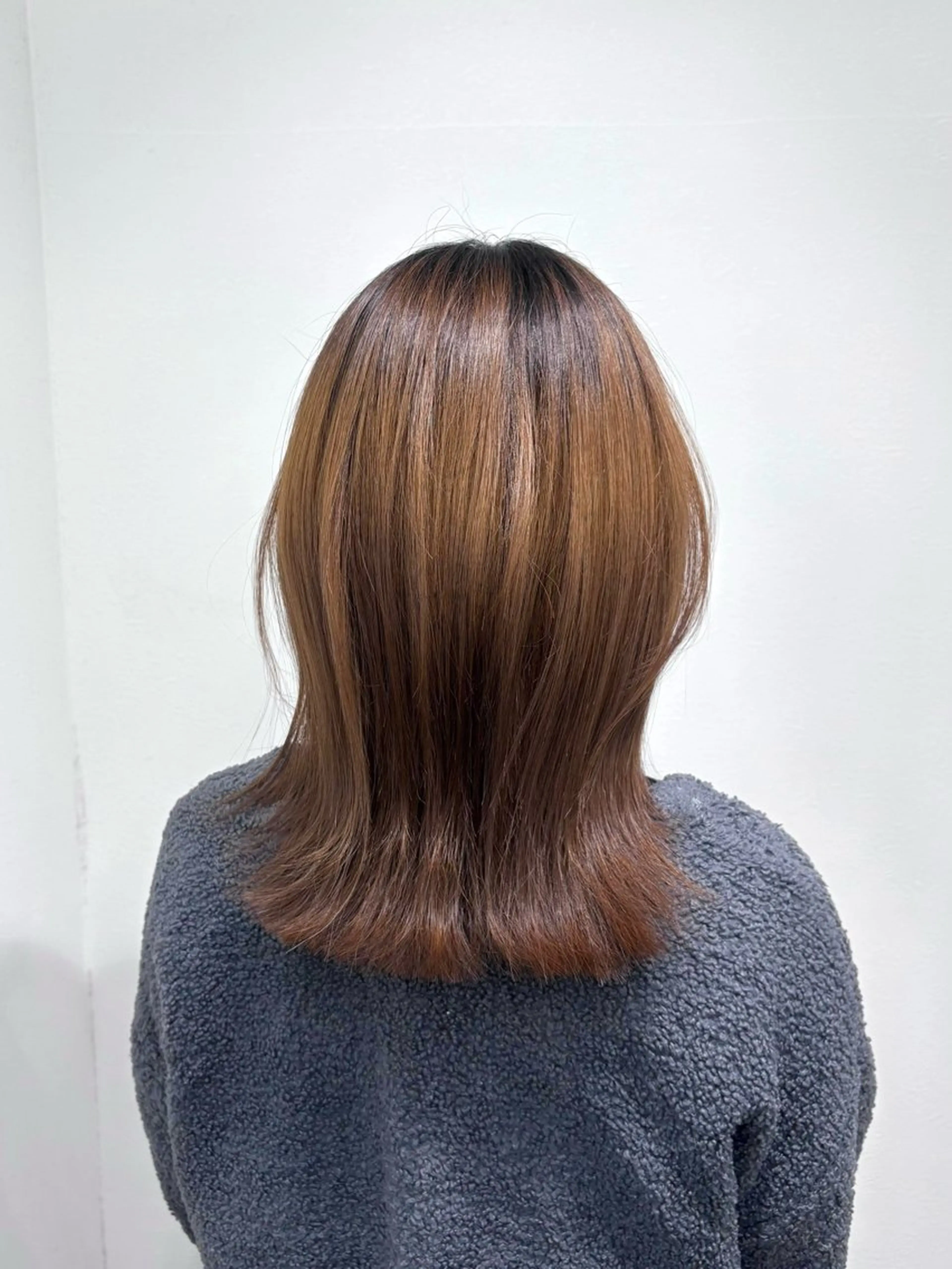 セミロング 伸ばしかけ HARUNA✩ _anliのヘアスタイル