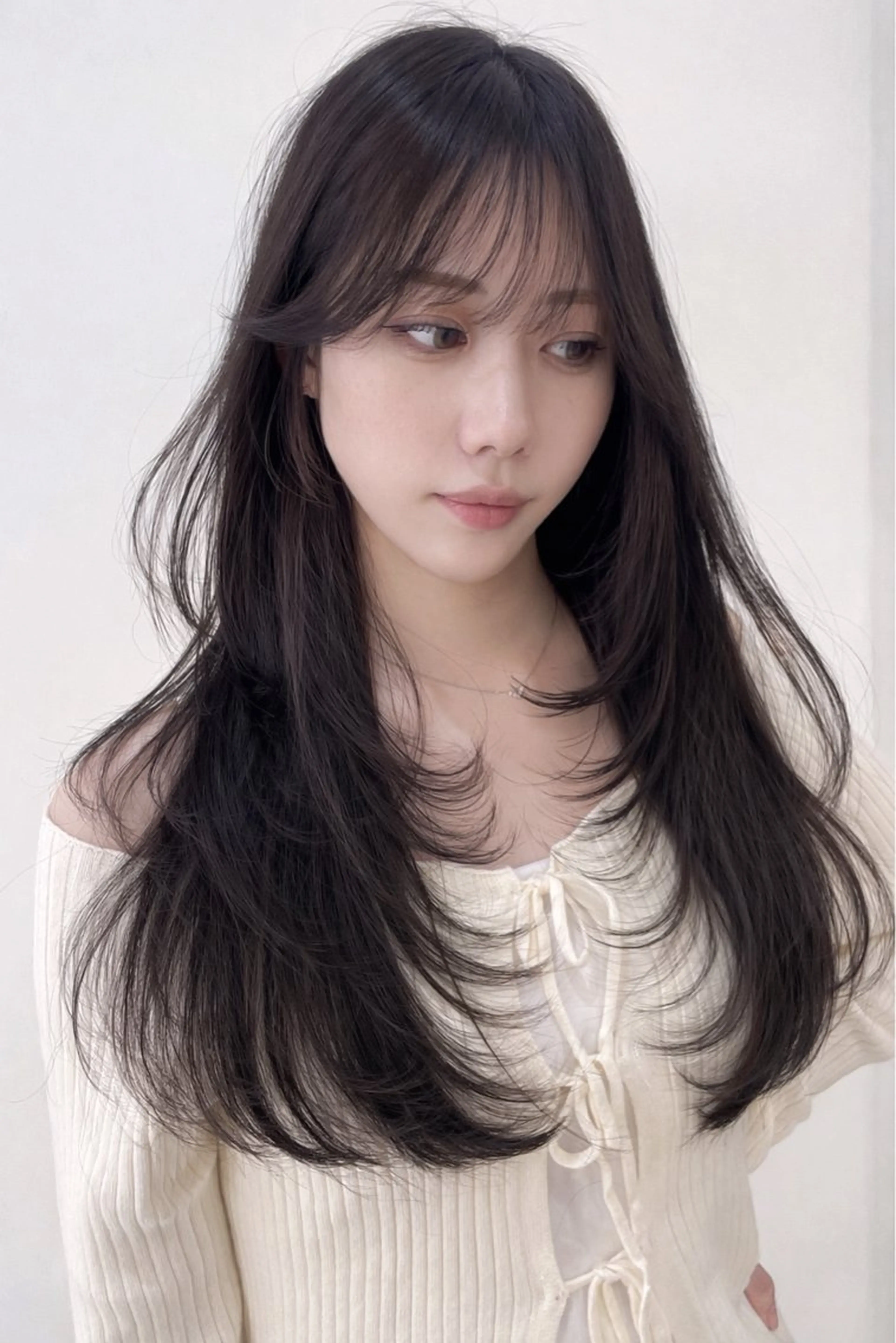 ロング カット ヘアカラー トリートメント 大西 天使のヘアスタイル