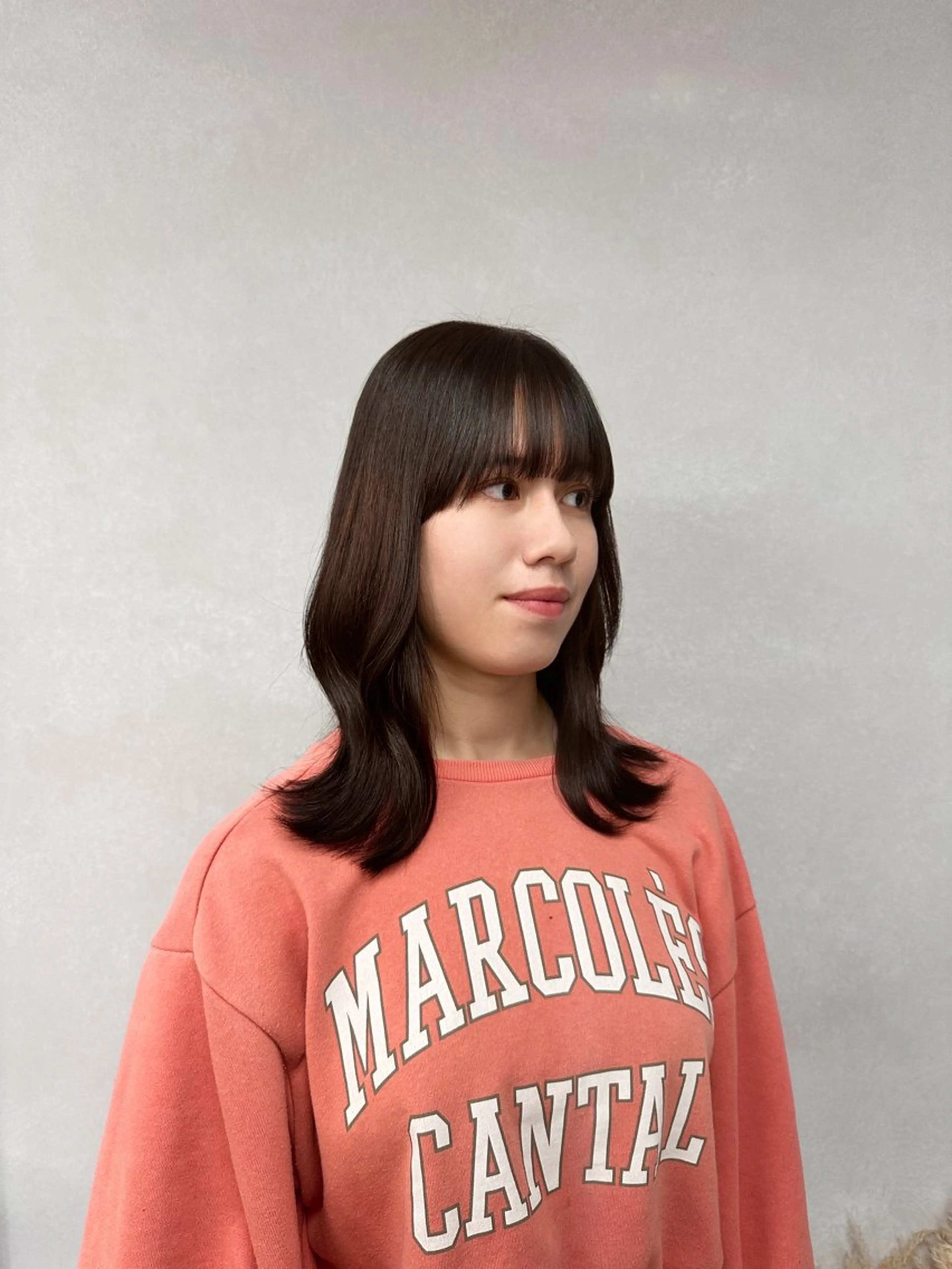 ミディアム まるみショート/ ボブ/hinaのヘアスタイル