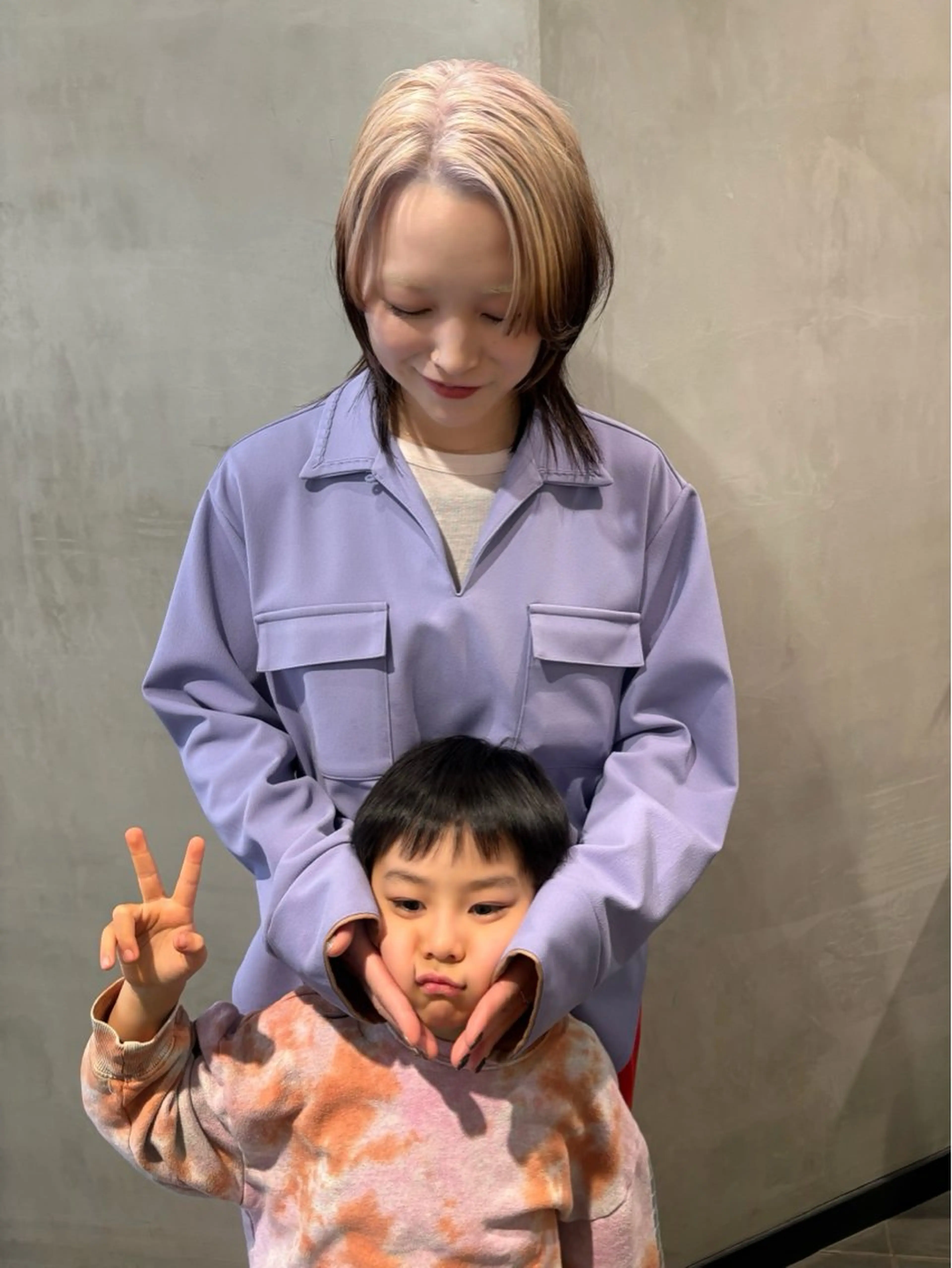 ミディアム カラー カット ヘアカラー トリートメント 優作 〜圧倒的信頼〜のヘアスタイル