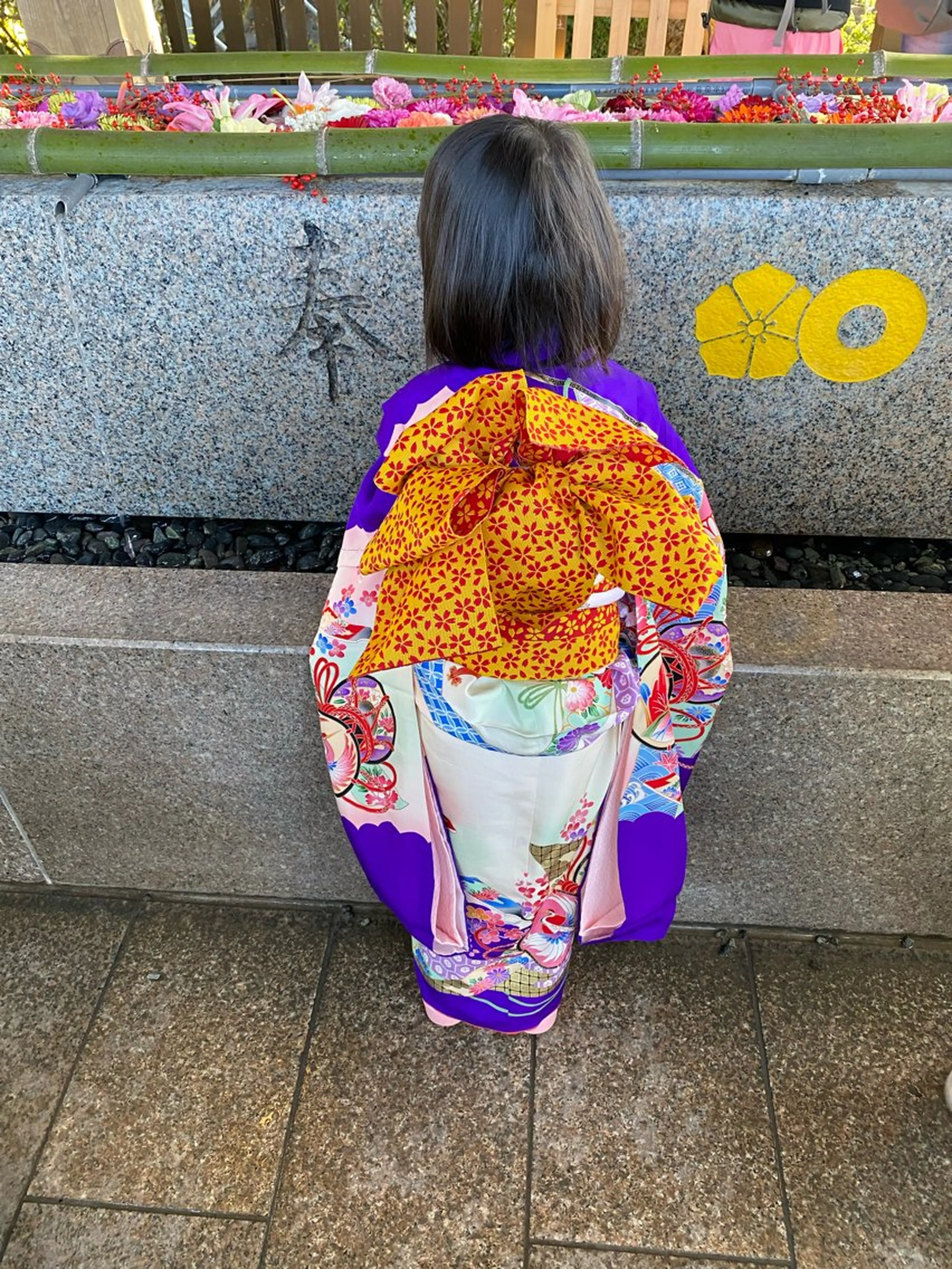 七五三着付け(着付のみ・帯:飾り帯)の写真