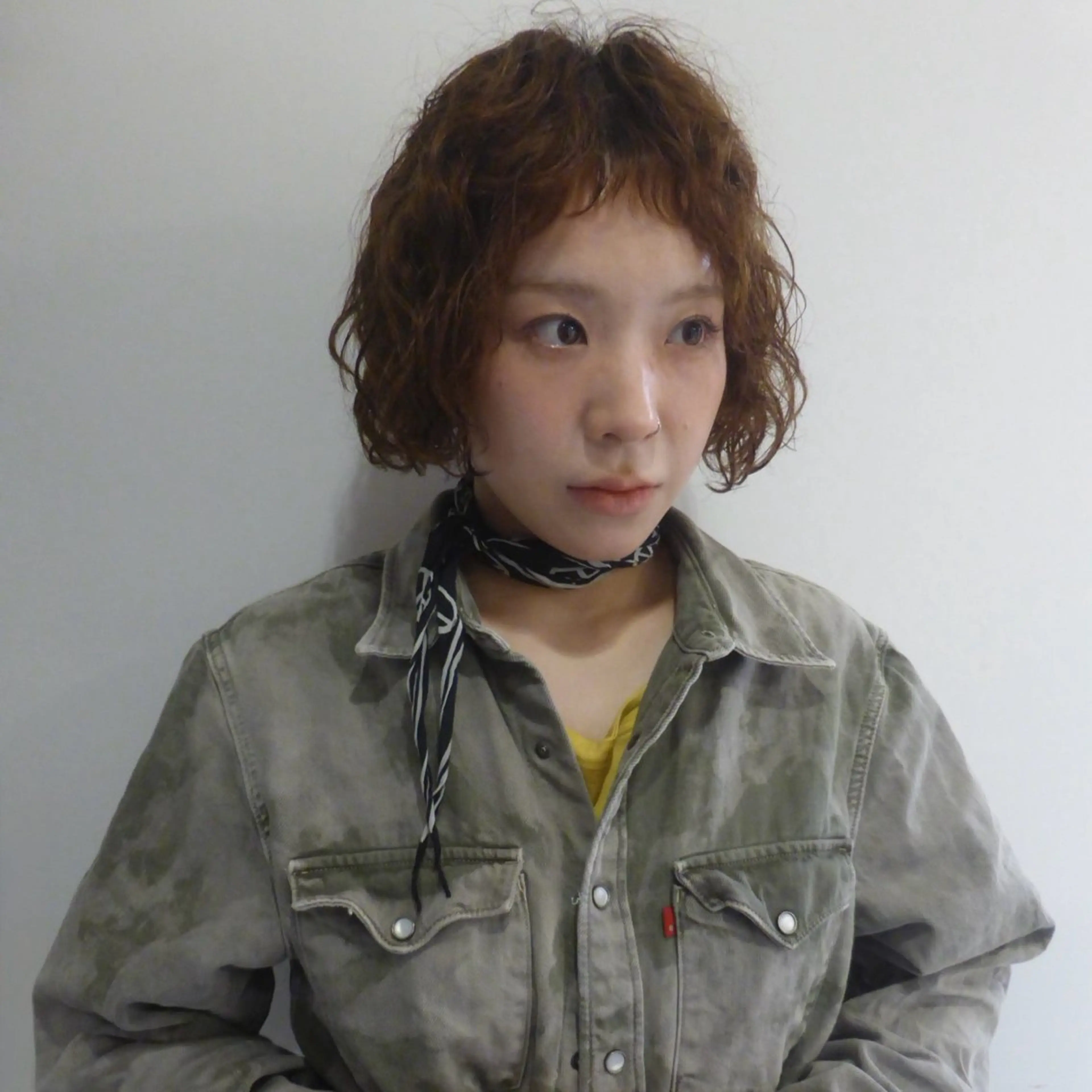 ショート パーマ ボブ 似合わせデザイン໒꒱ rioのヘアスタイル