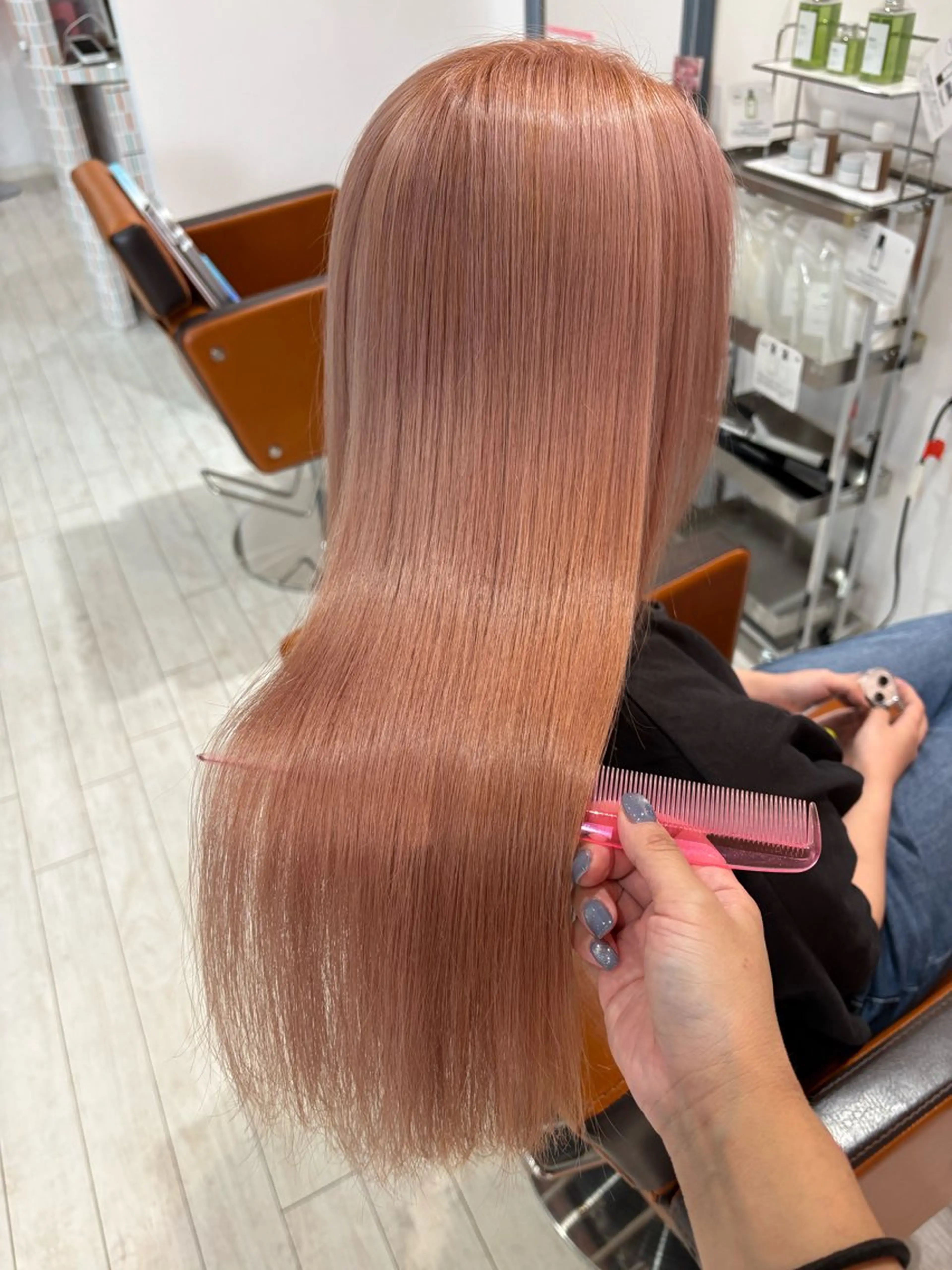 ロング カラー ブリーチ ヘアカラー ✨️💎山口 真依💎✨️のヘアスタイル