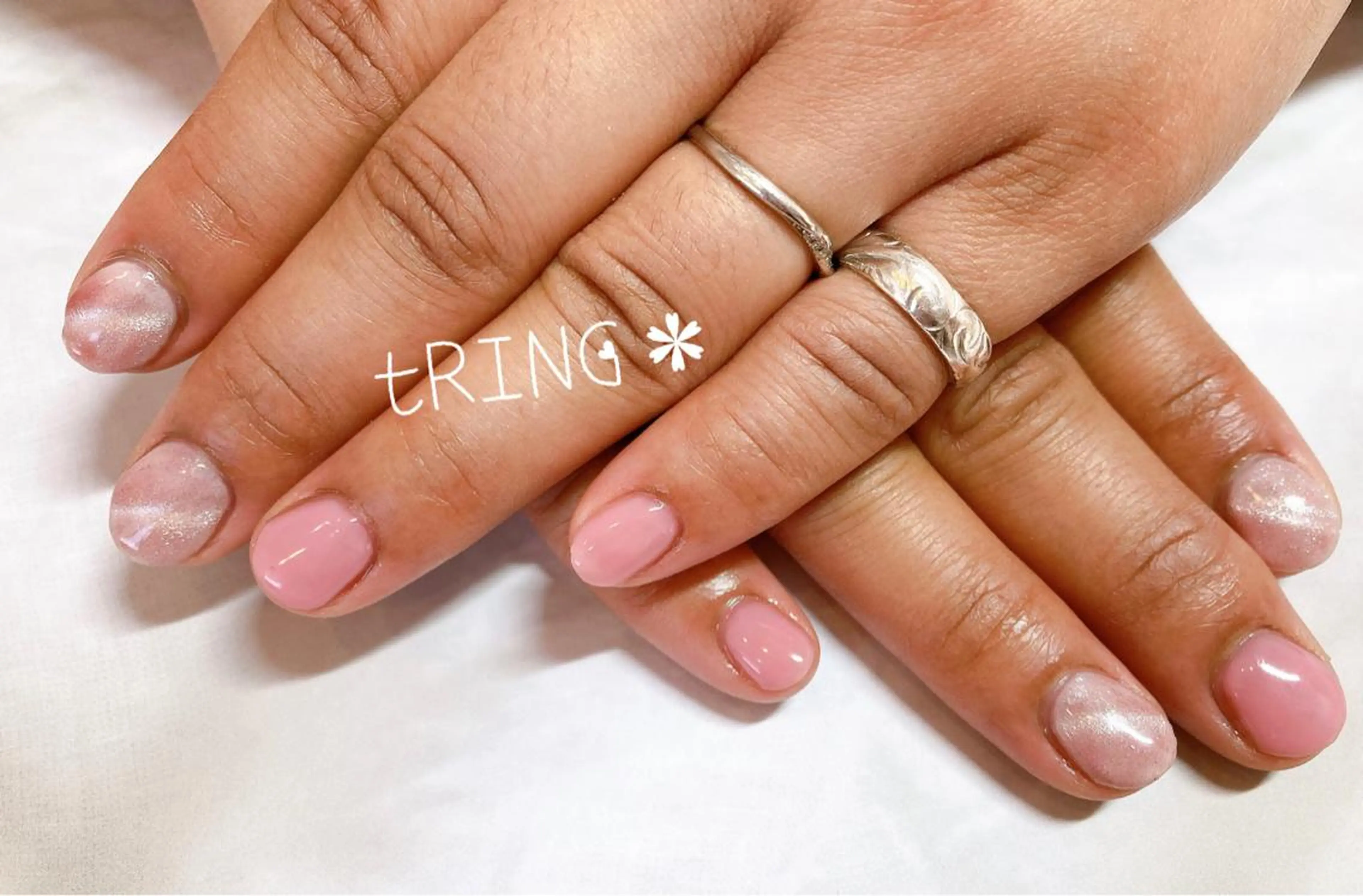 ネイル ハンドネイル tRING＊ しいの木台のネイルデザイン