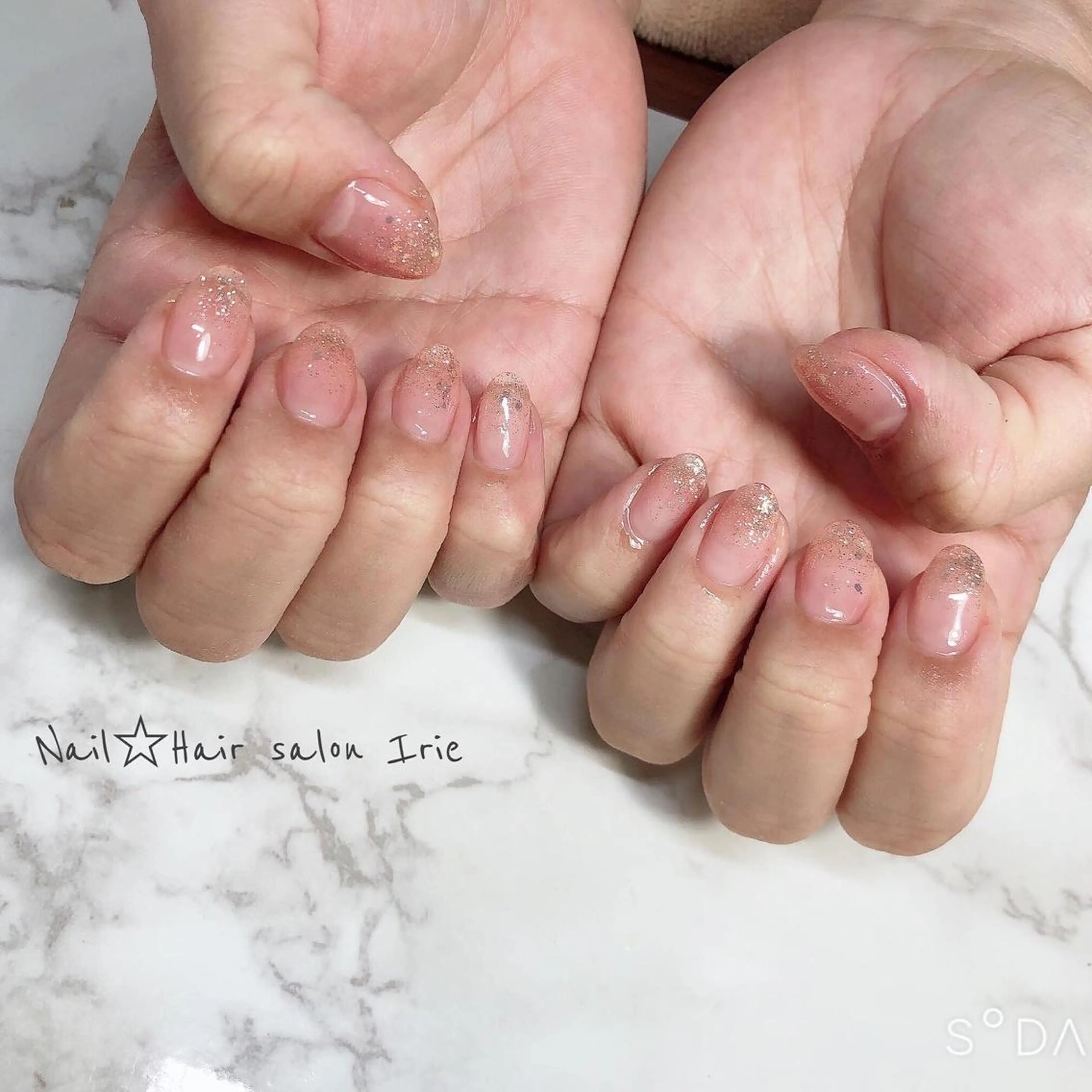 ネイル ハンドネイル ハンドケア Hair salon Irie所属・與儀 知佳のネイルデザイン